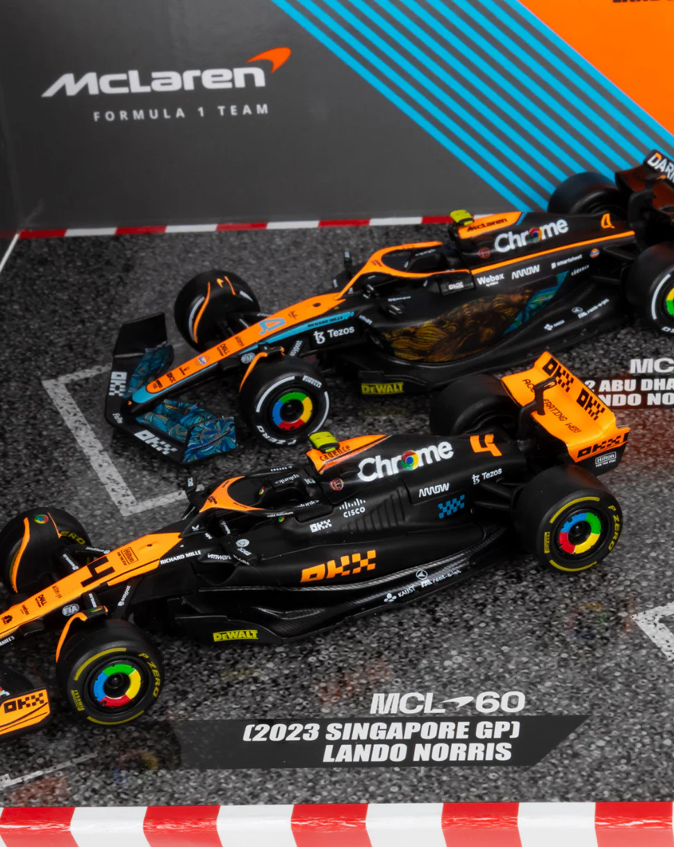1:43 F1 MCLAREN F1 LANDO NORRIS COLLECTORS 4PK SET - Image 5