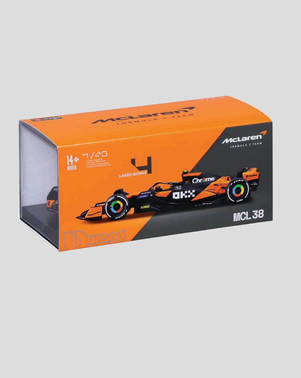 1:43 F1 MCLAREN MCL38 2024 WITH HELMET NORRIS - Image 4