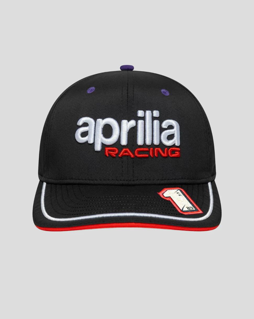 Aprilia Racing Replica Jorge Martin  9SEVENTY Stretch Snap Adjustable Cap - Black - Image 2