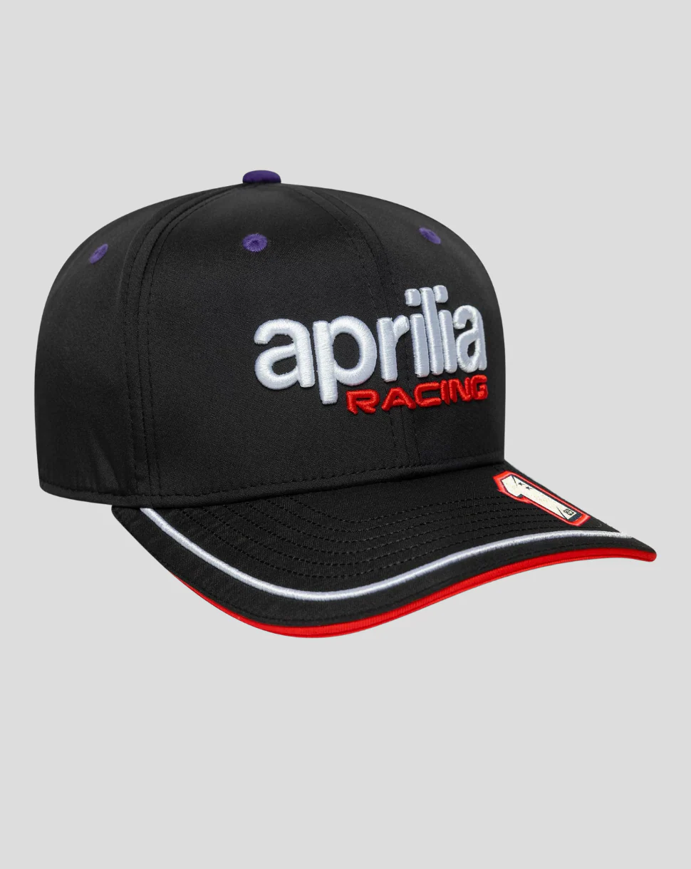Aprilia Racing Replica Jorge Martin  9SEVENTY Stretch Snap Adjustable Cap - Black - Image 5