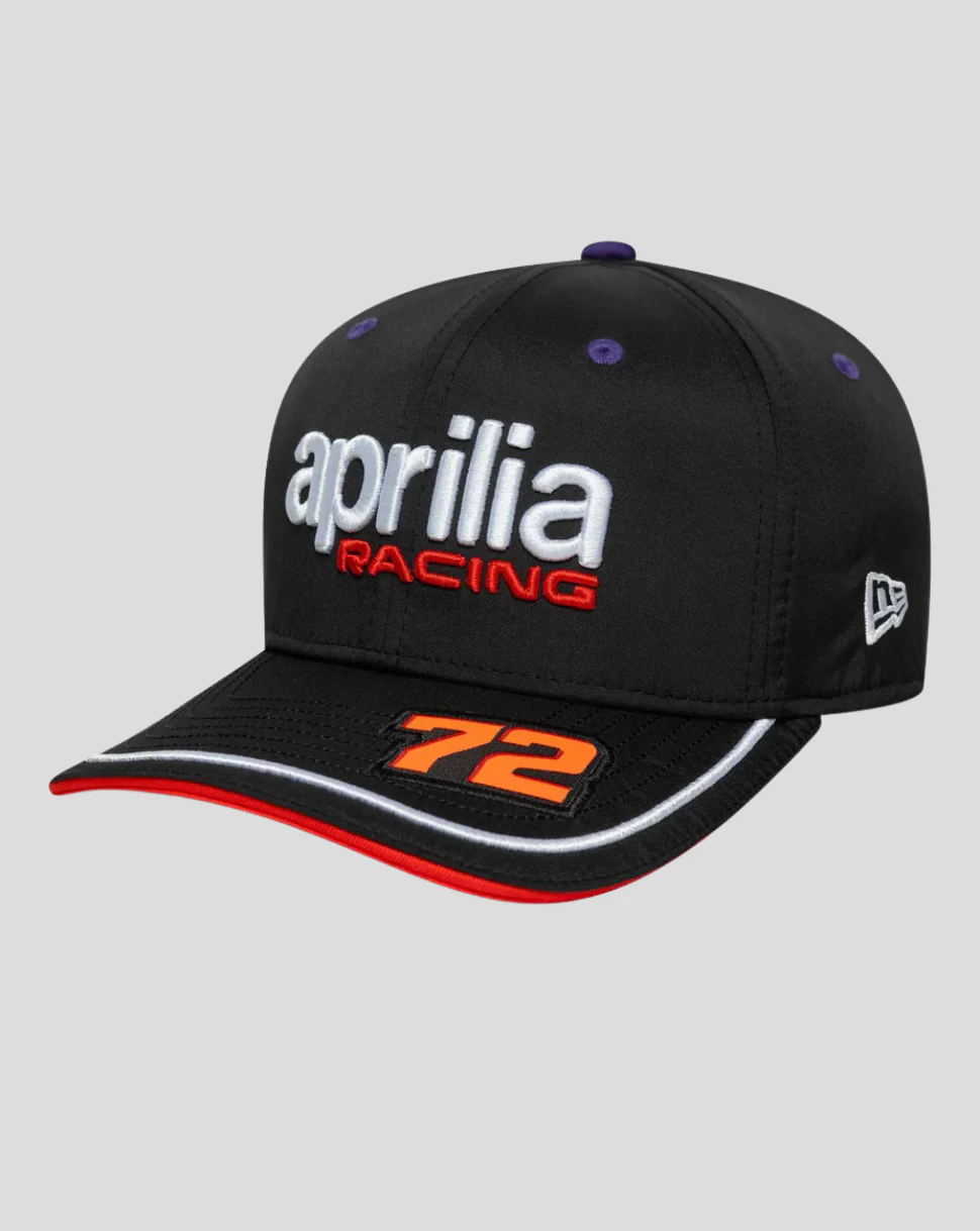Aprilia Racing Replica Marco Bezzecchi  9SEVENTY Stretch Snap Adjustable Cap - Black