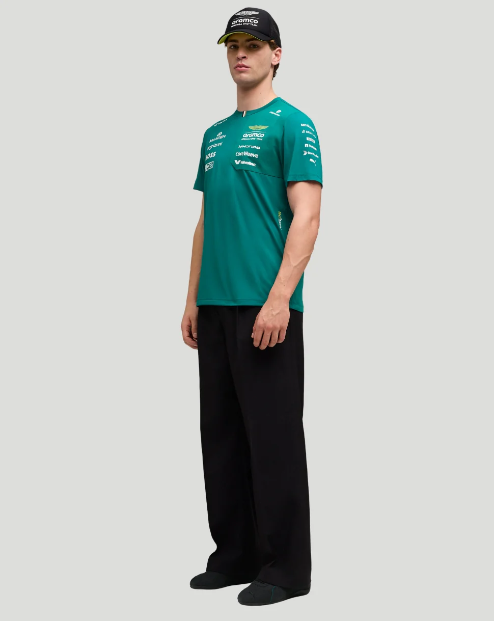 Aston Martin F1 Men's Team T-Shirt - Green - Image 3