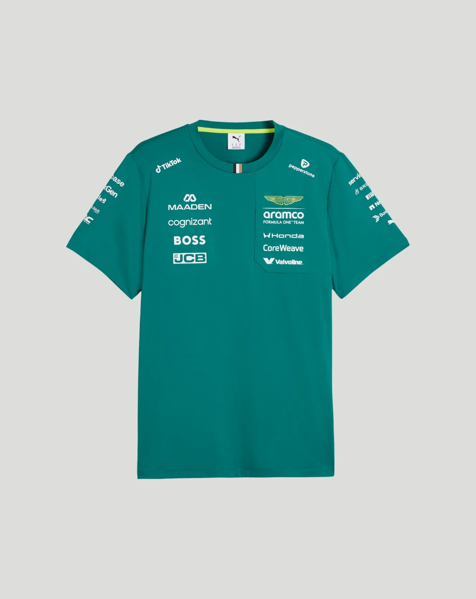 Aston Martin F1 Men's Team T-Shirt - Green - Image 4