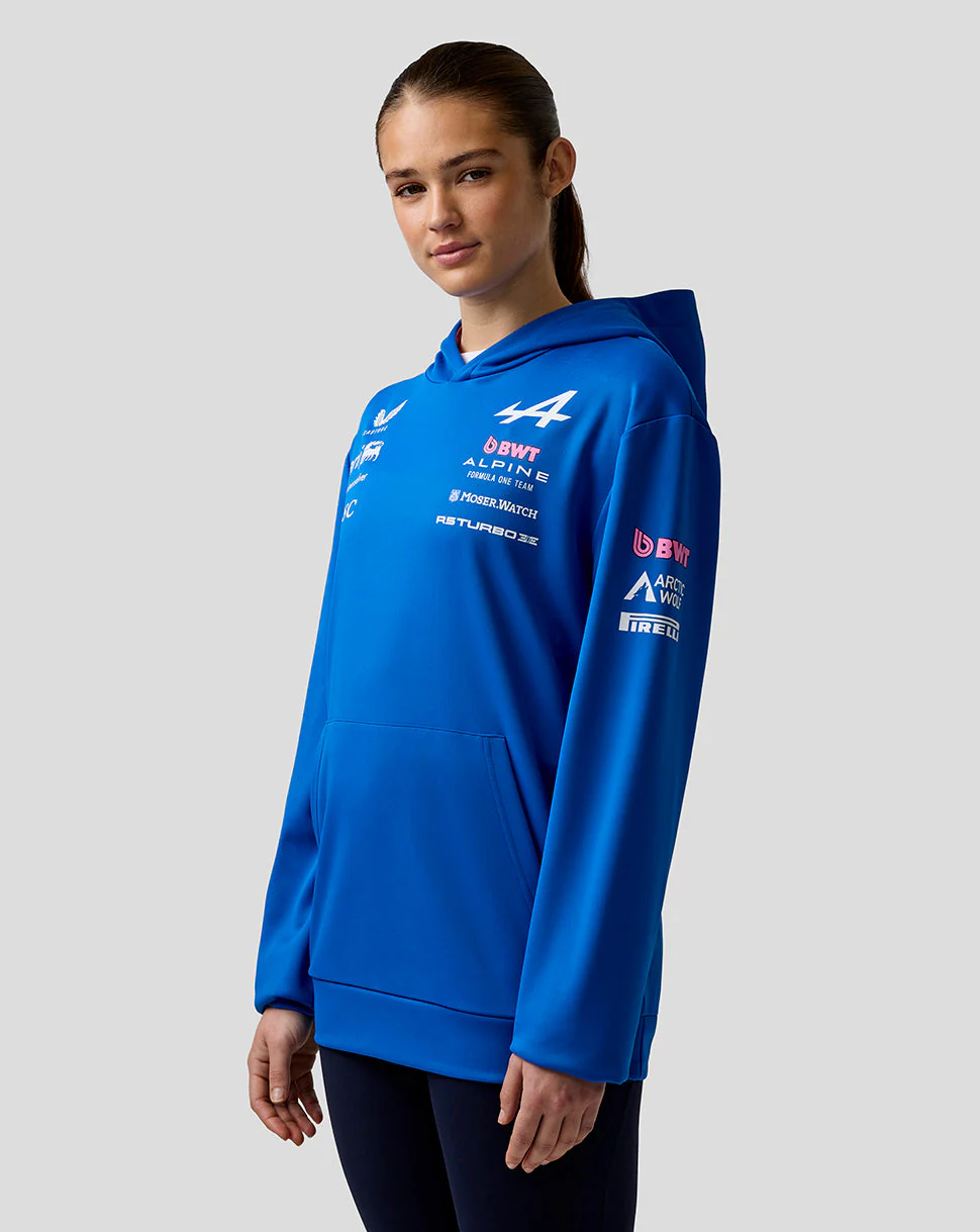 Official Unisex BWT Alpine Formula One Team Pullover Hoodie - Image 10
