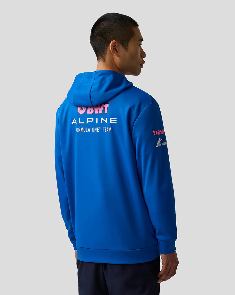Official Unisex BWT Alpine Formula One Team Pullover Hoodie - Image 3