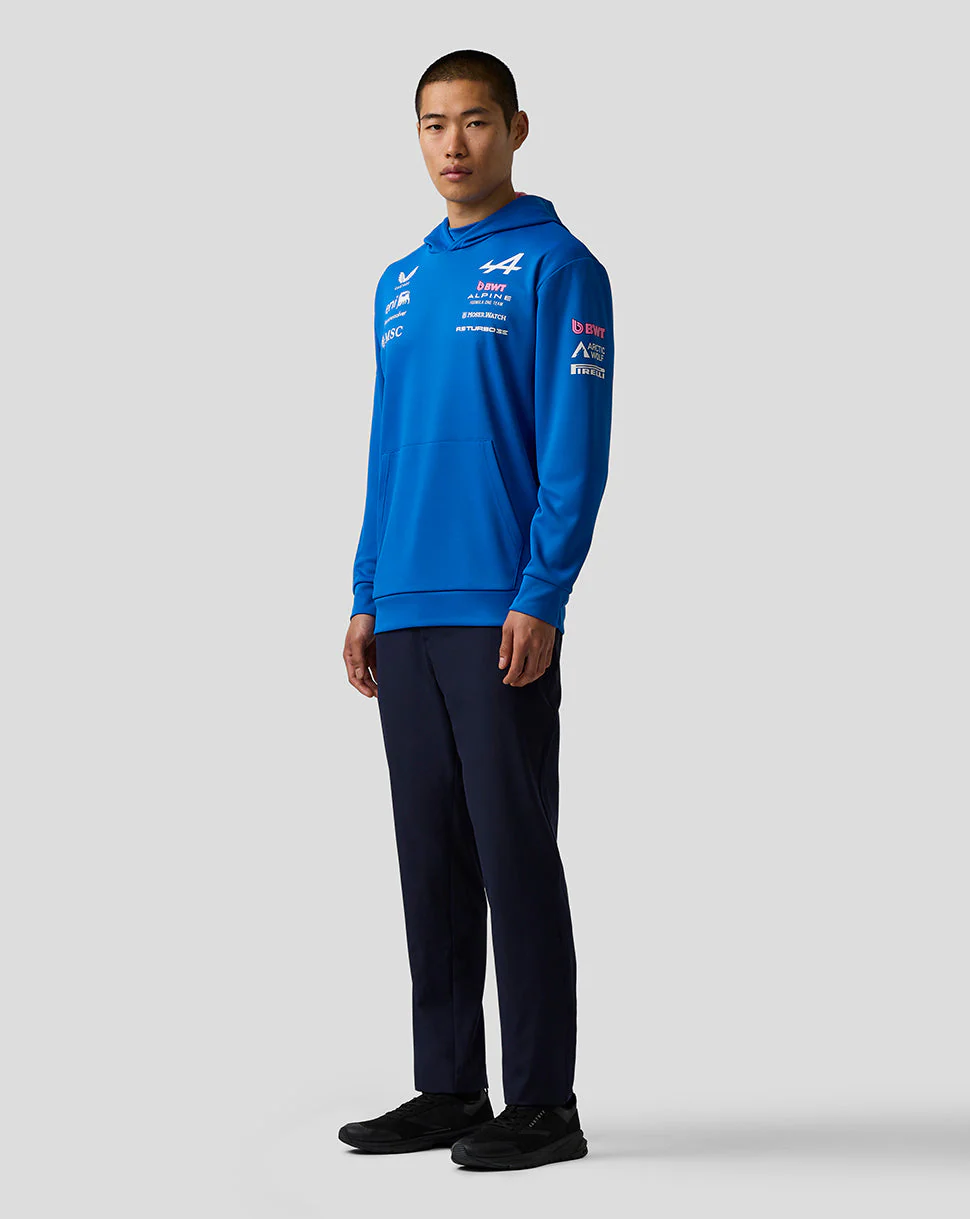 Official Unisex BWT Alpine Formula One Team Pullover Hoodie - Image 5