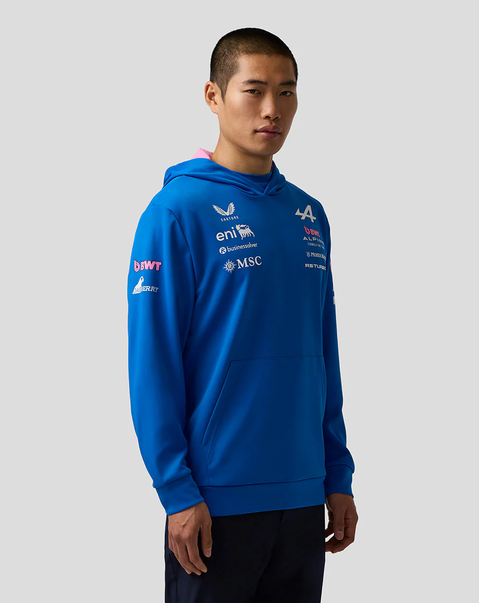 Official Unisex BWT Alpine Formula One Team Pullover Hoodie - Image 9