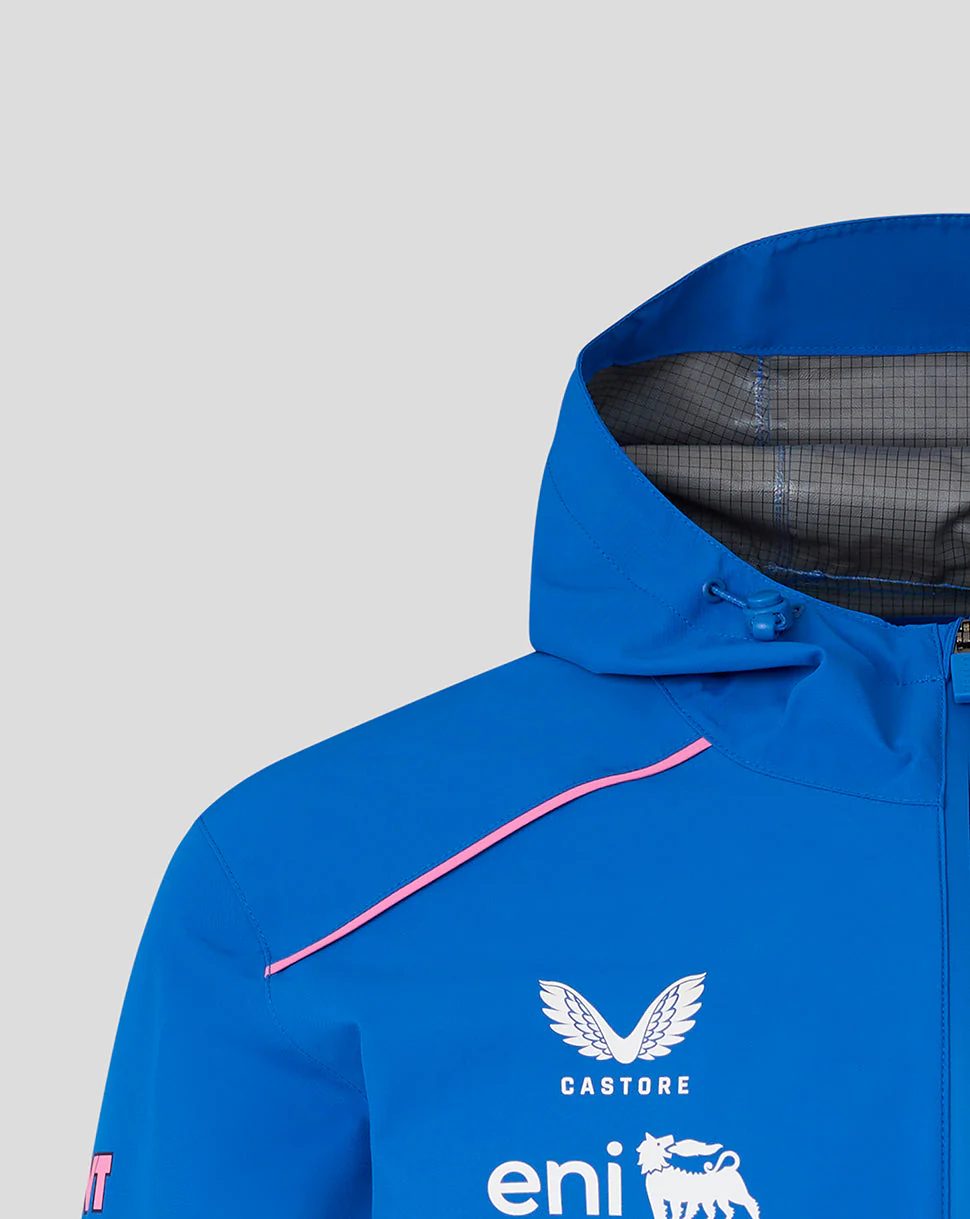 Official Unisex BWT Alpine Formula One Team Rain Jacket - Image 7