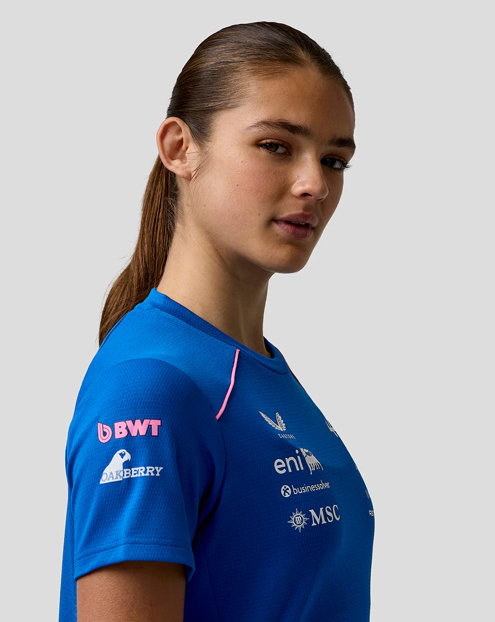 Official Women’s BWT Alpine Formula One Team Set Up T-Shirt - Image 4