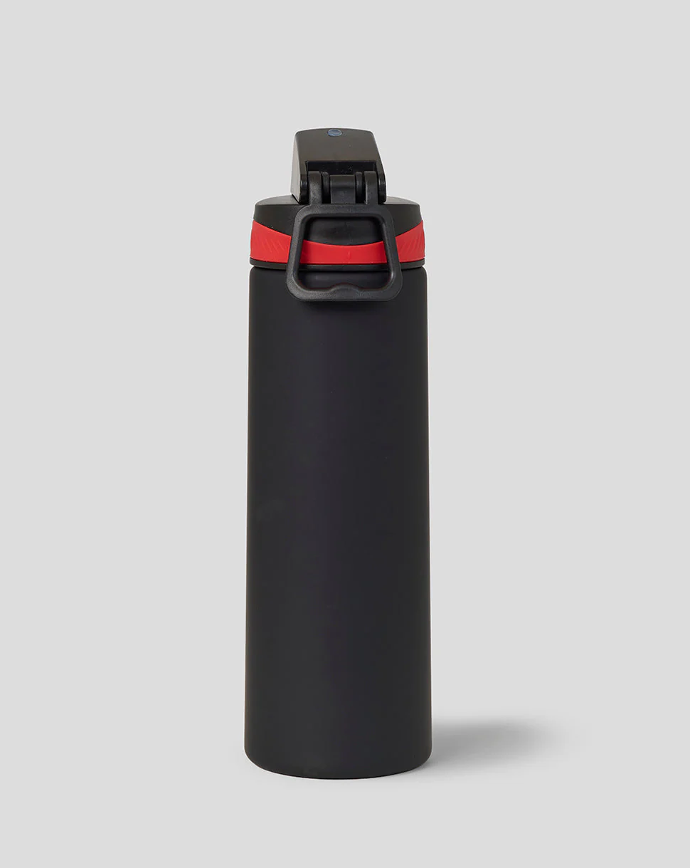 Official Haas Team 750Ml Water Bottle - Black/Flame Scarlet - Image 3