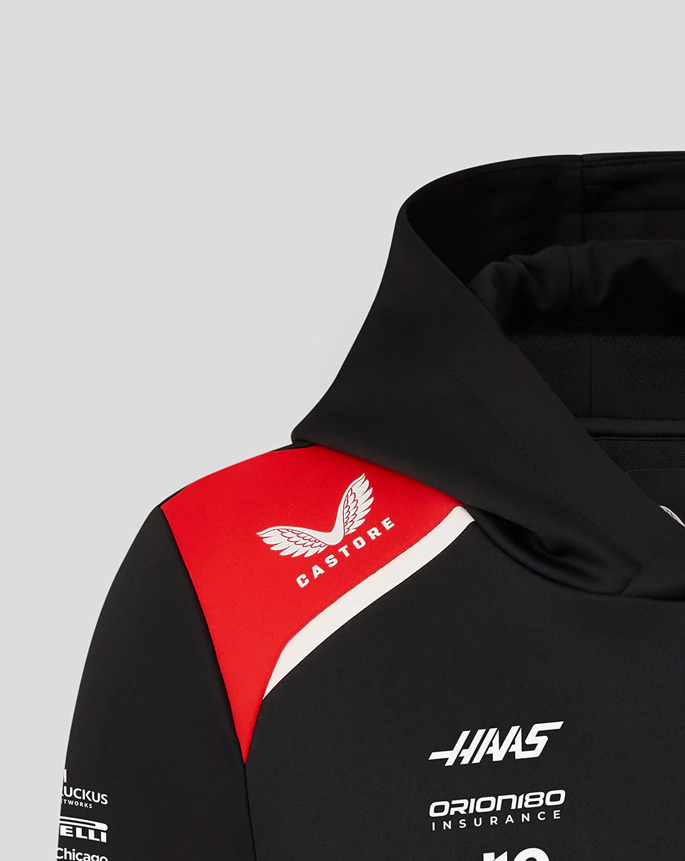 Official Haas Team Junior Pullover Hoodie - Image 5