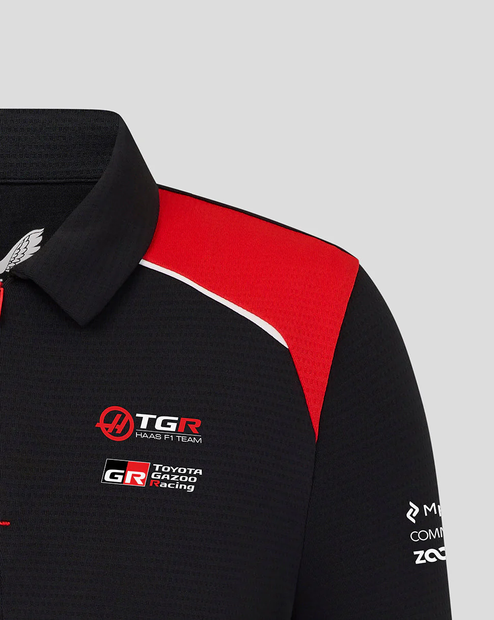 Official Haas Team Junior Short Sleeve Polo Shirt - Image 7