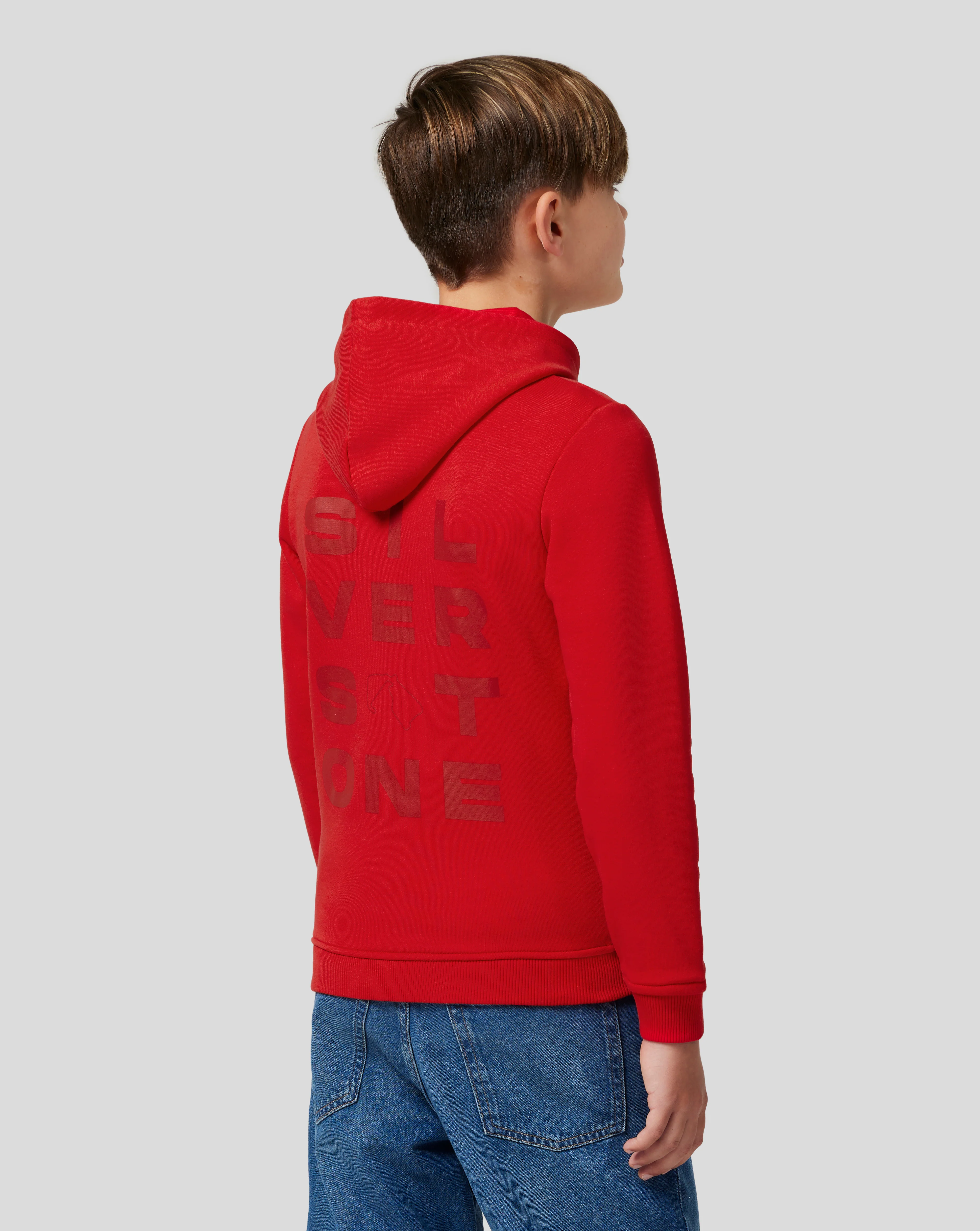 Junior Silverstone Core Hoodie - Racing Red - Image 3