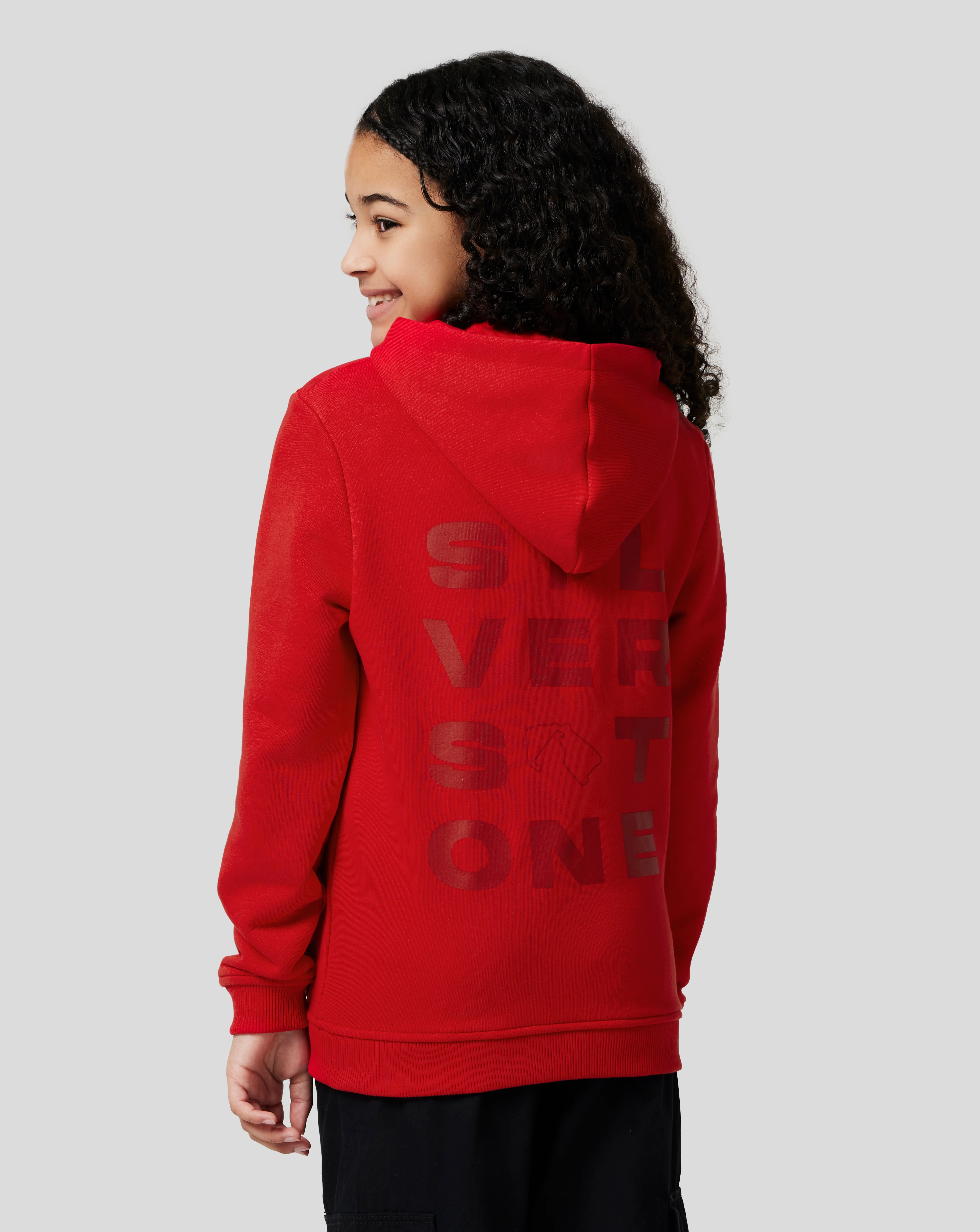 Junior Silverstone Core Hoodie - Racing Red - Image 4