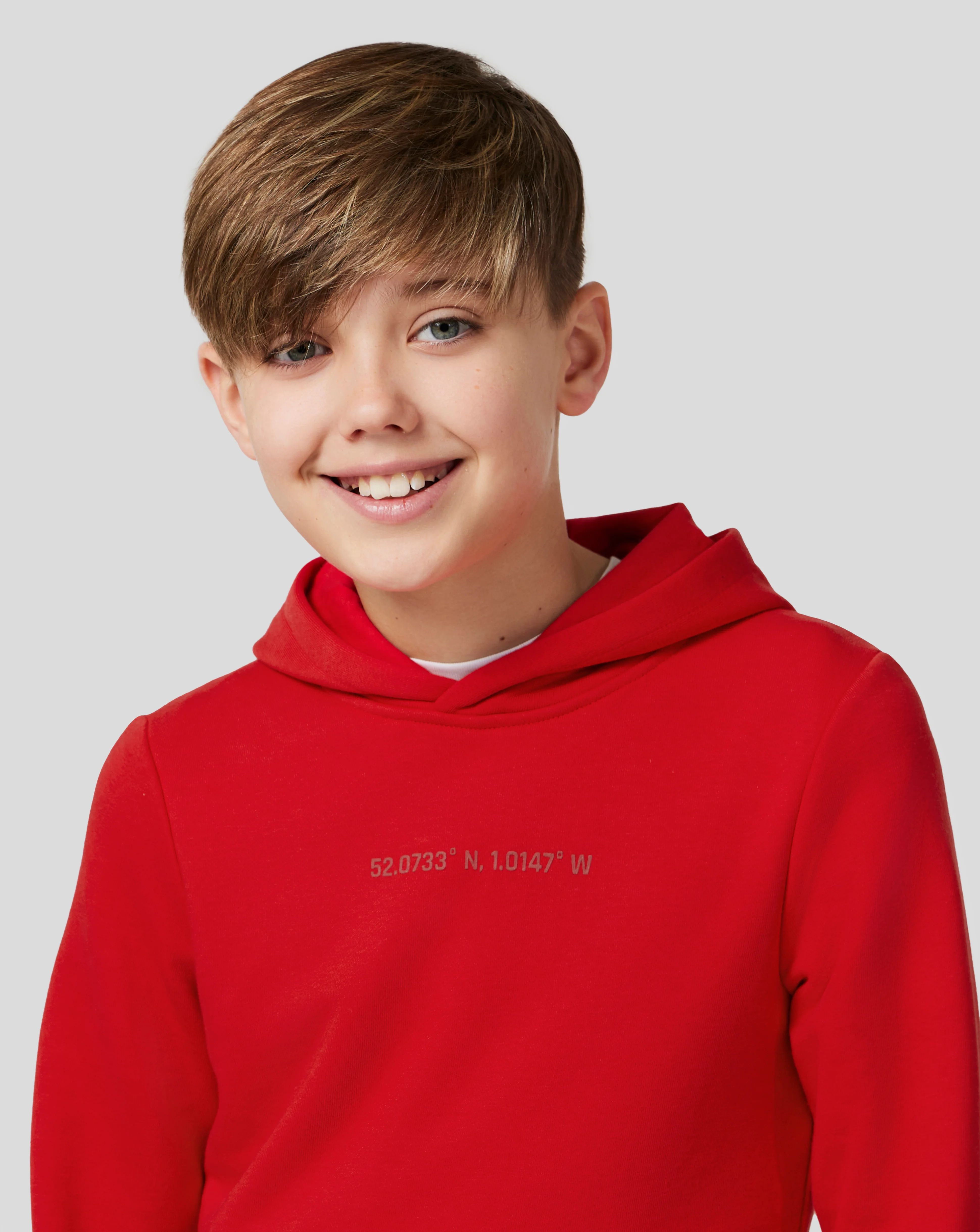 Junior Silverstone Core Hoodie - Racing Red - Image 5