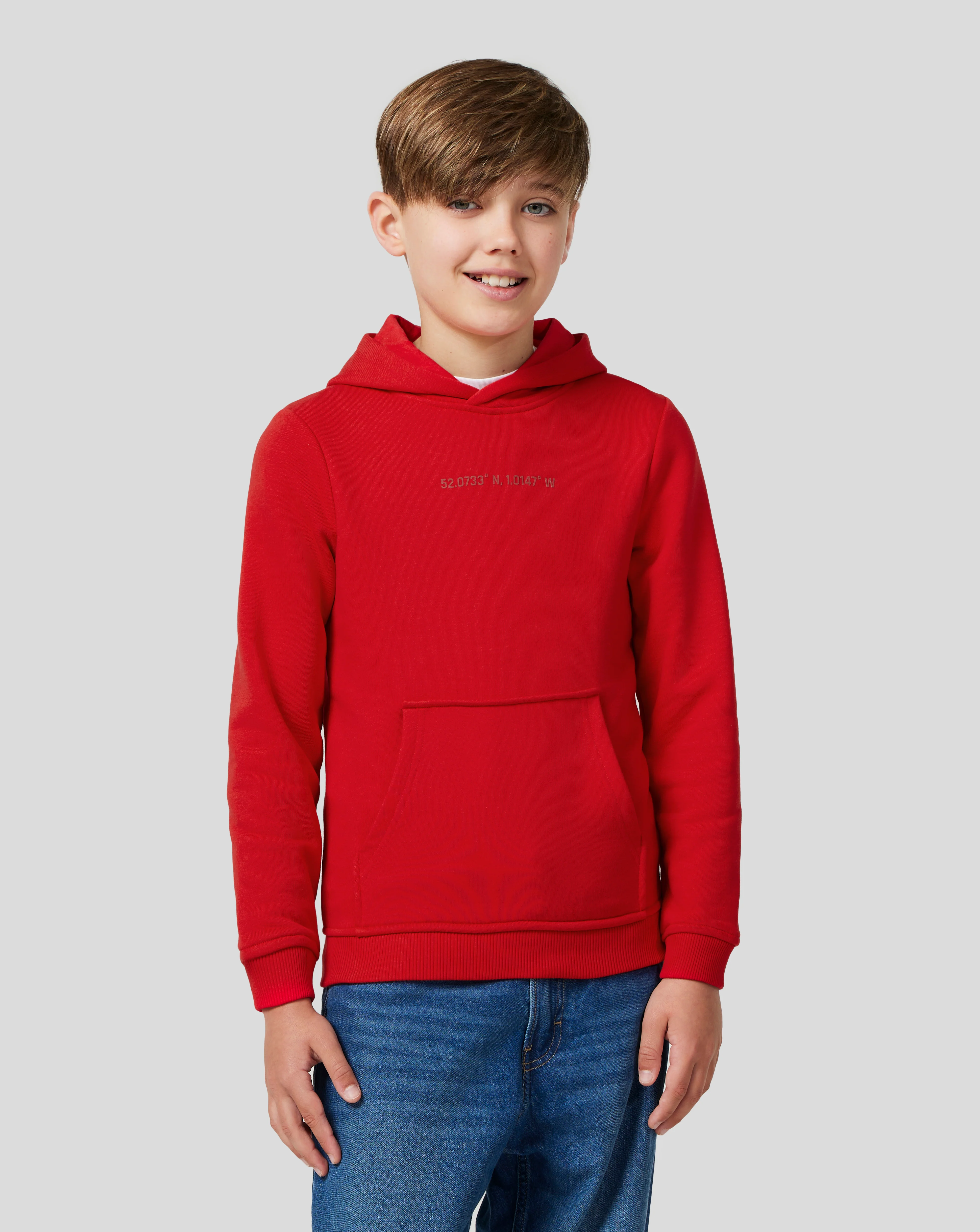 Junior Silverstone Core Hoodie - Racing Red - Image 6