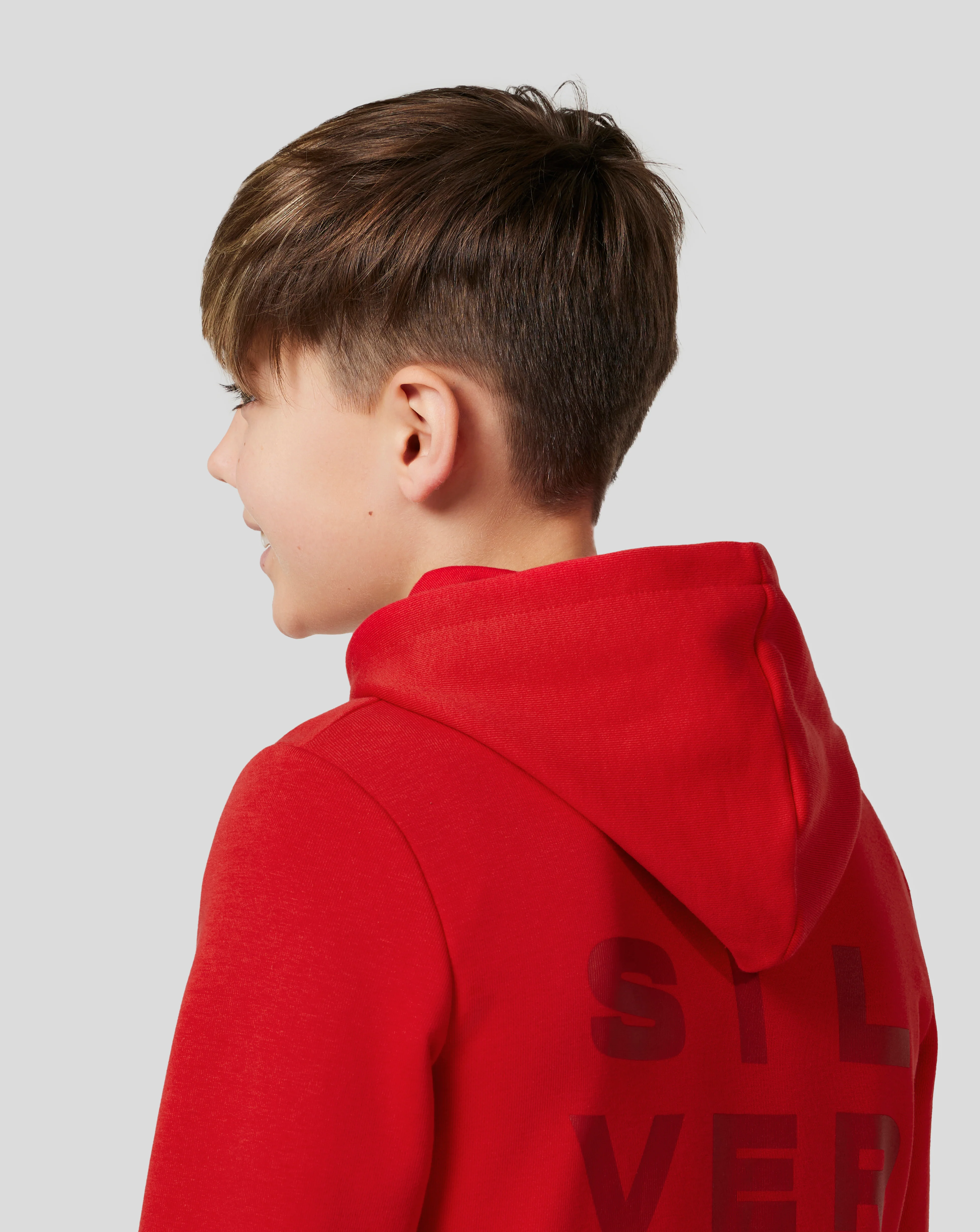 Junior Silverstone Core Hoodie - Racing Red - Image 7