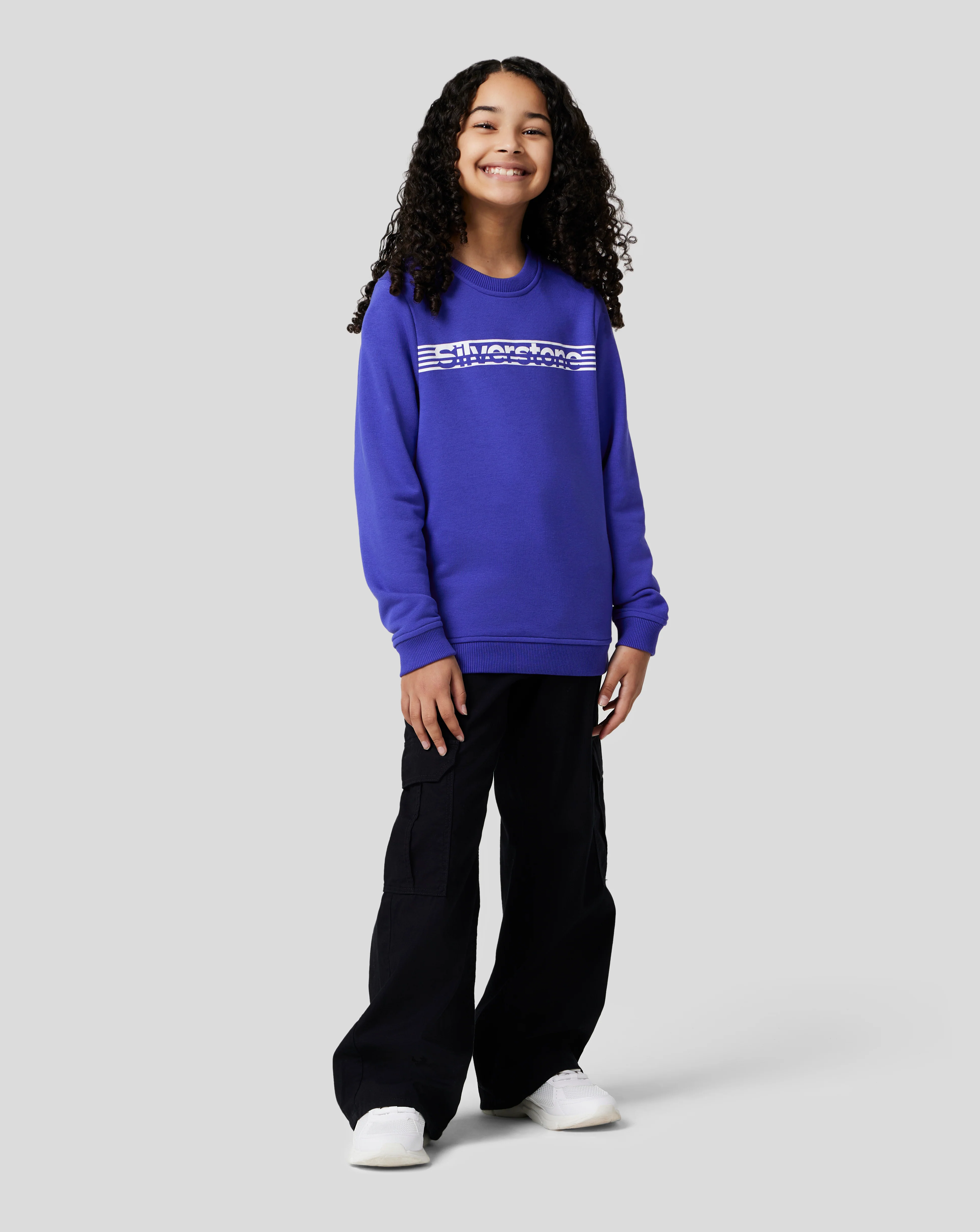 Junior Silverstone Core Sweatshirt - Royal Blue - Image 9