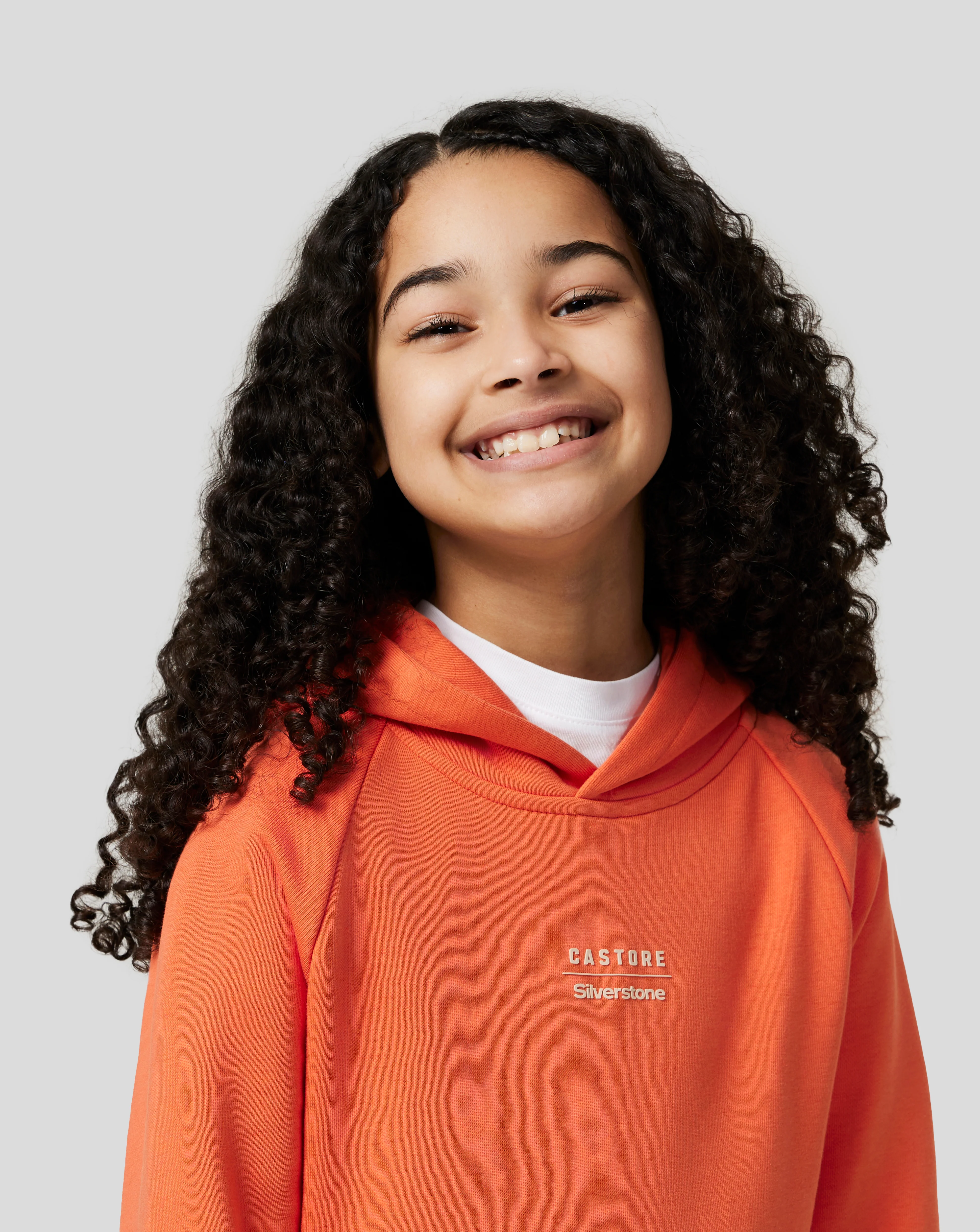 Junior Silverstone x Castore Hoodie - Orange Rust - Image 7