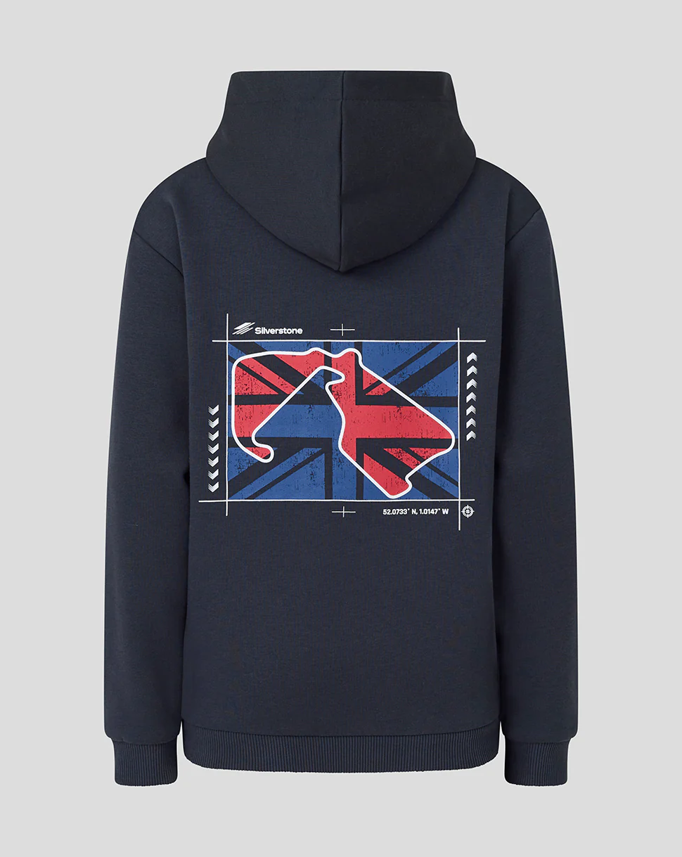 Silverstone Juniors British Injection Hoodie - Dark Navy - Image 2