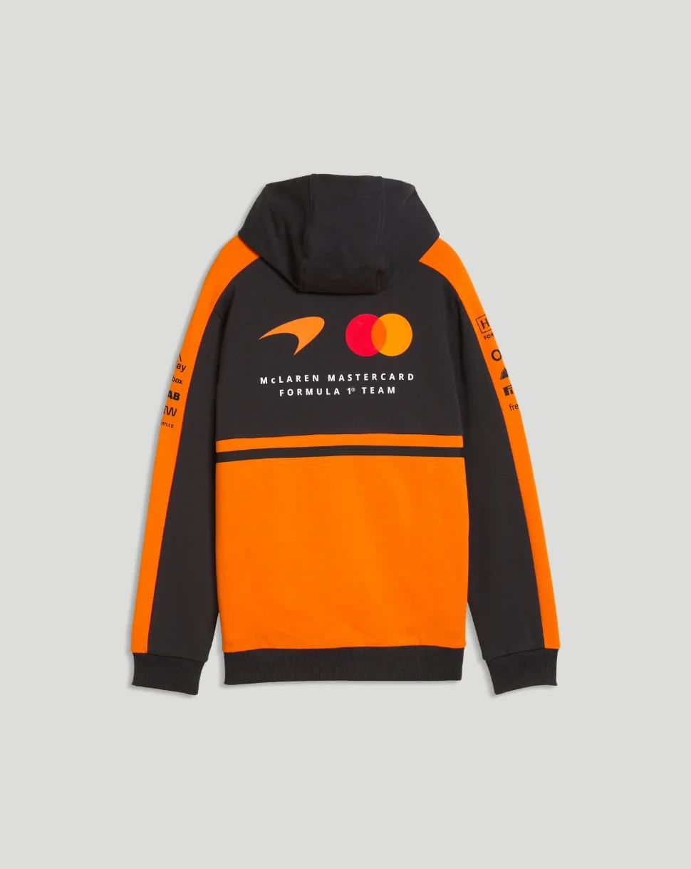 McLaren Junior Team Hoodie - Papaya - Image 4