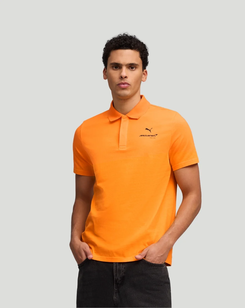 McLaren Men's Small Logo Polo - Papaya