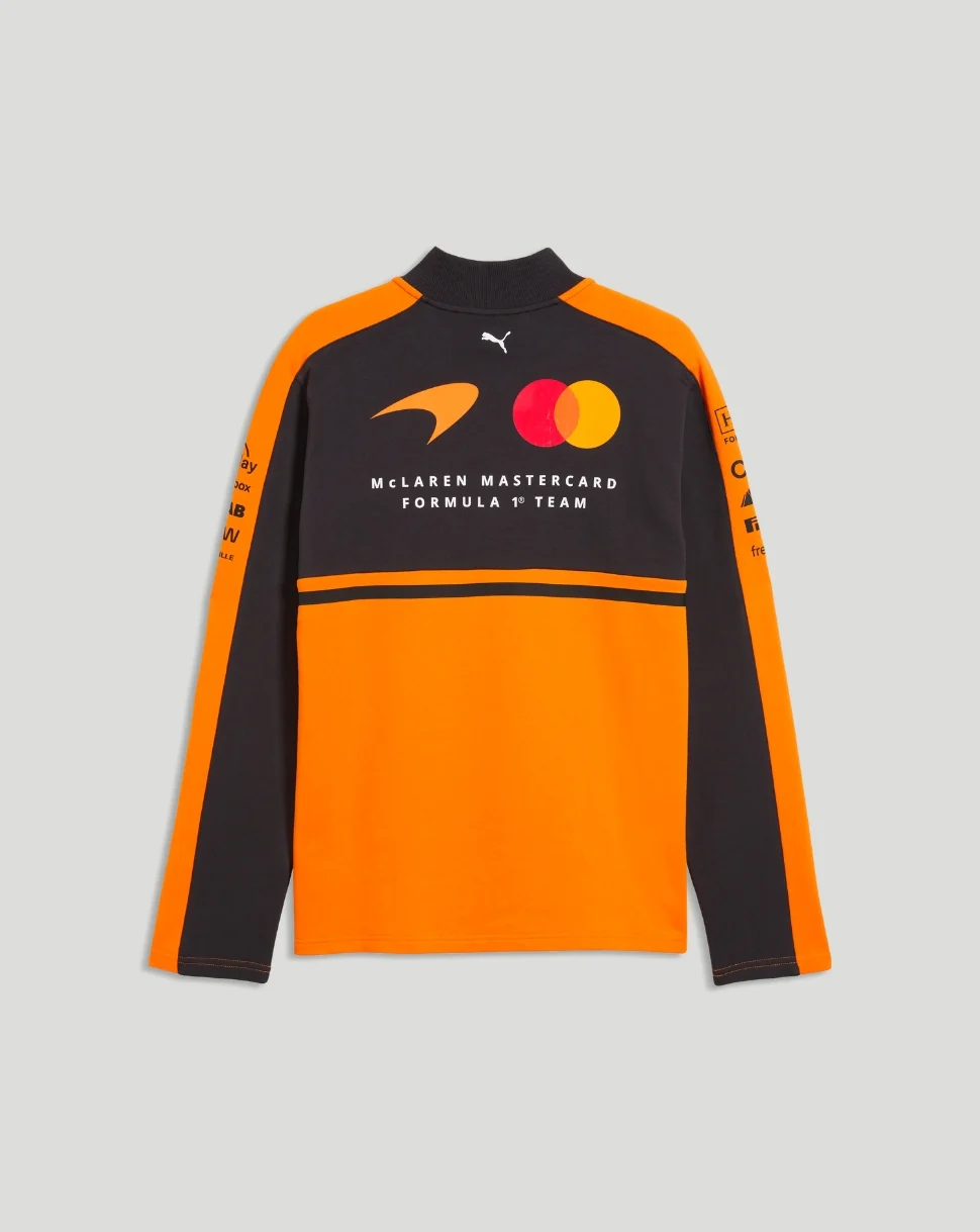 McLaren Men's Team Half-Zip Sweat - Papaya - Image 2
