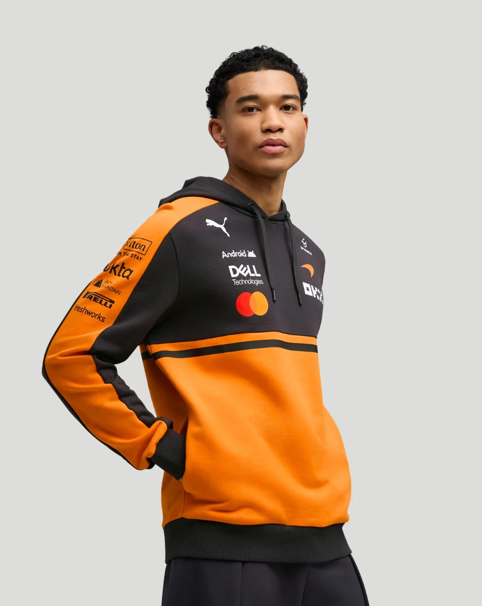 McLaren Men's Team Hoodie - Papaya