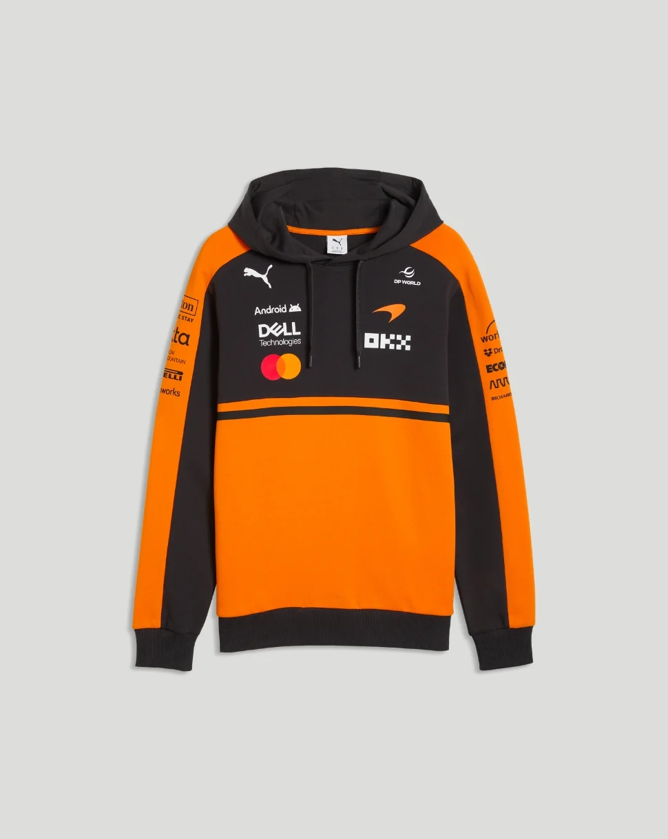 McLaren Men's Team Hoodie - Papaya - Image 3