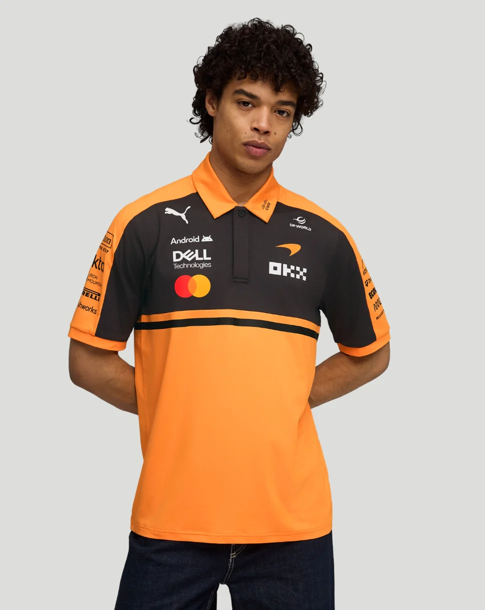 McLaren Men's Team Polo - Papaya