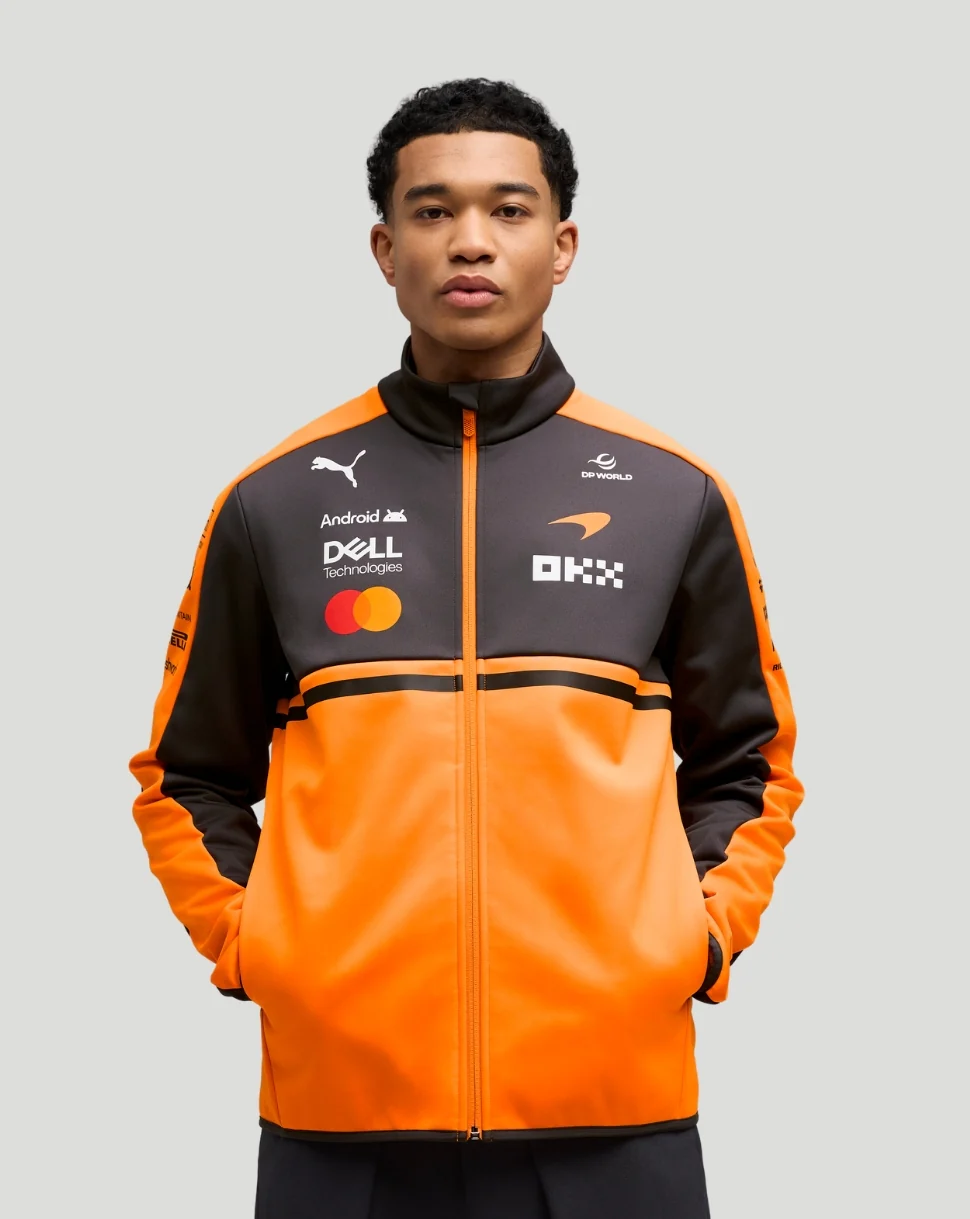 McLaren Men's Team Softshell Jacket - Papaya