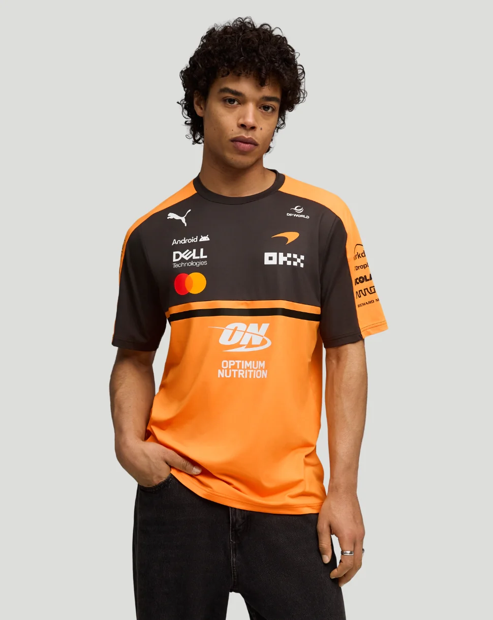 McLaren Men's Team T-Shirt - Papaya