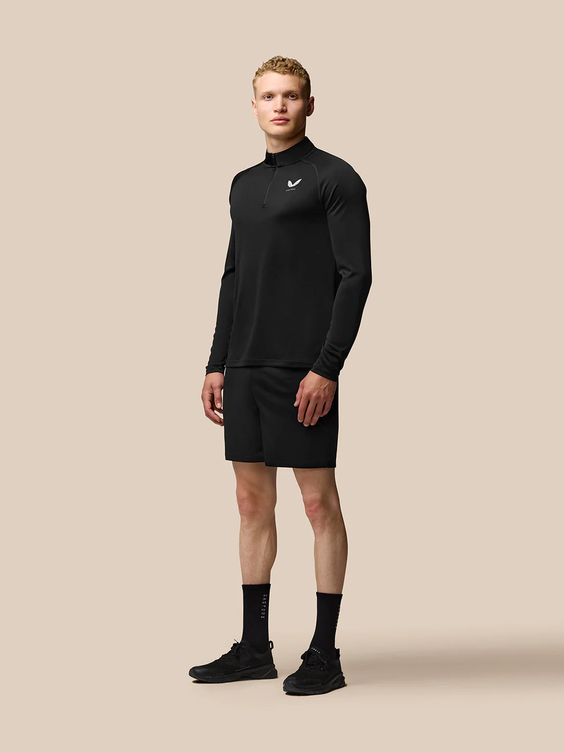 Adapt Training 1/4 Zip Top - Black - Image 5