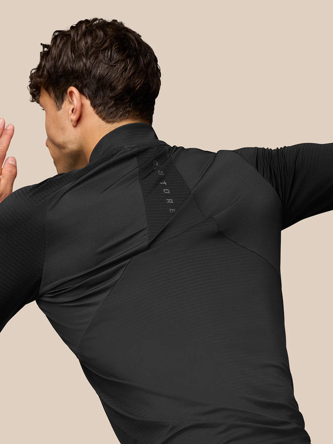 Apex Training 1/4 Zip Top - Black - Image 5