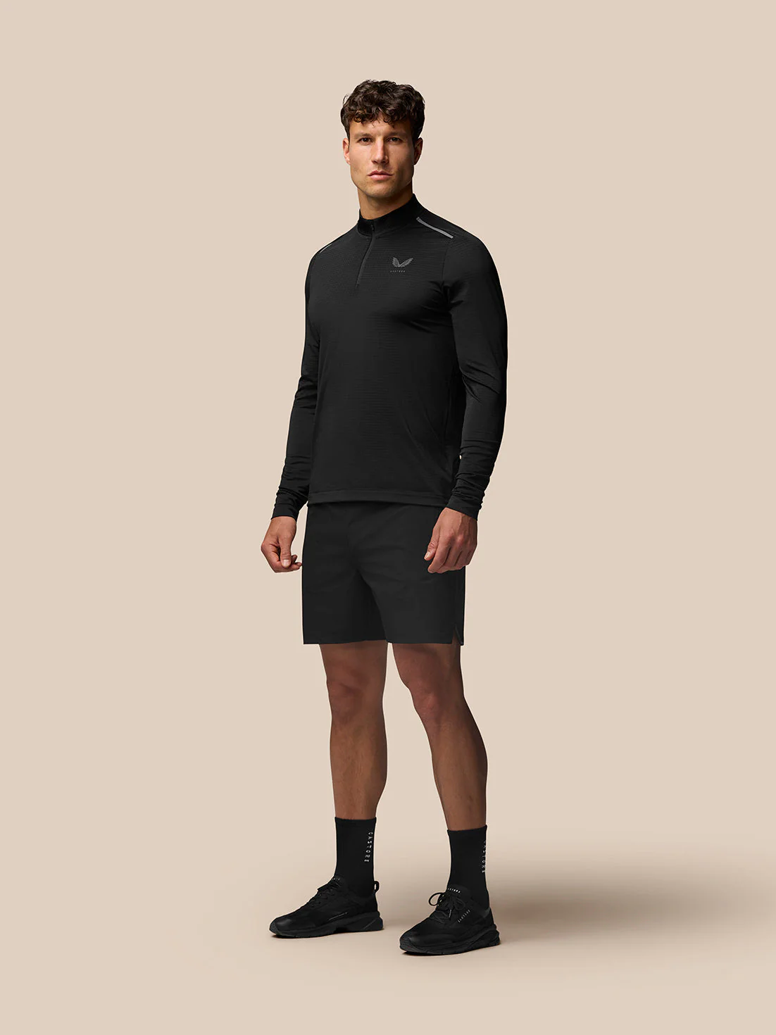 Apex Training 1/4 Zip Top - Black - Image 6