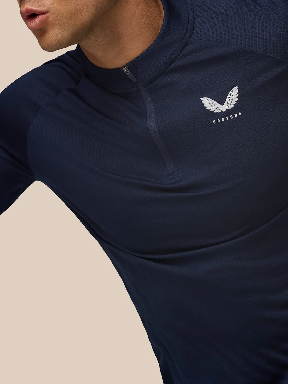 Apex Training 1/4 Zip Top - Midnight Navy - Image 3
