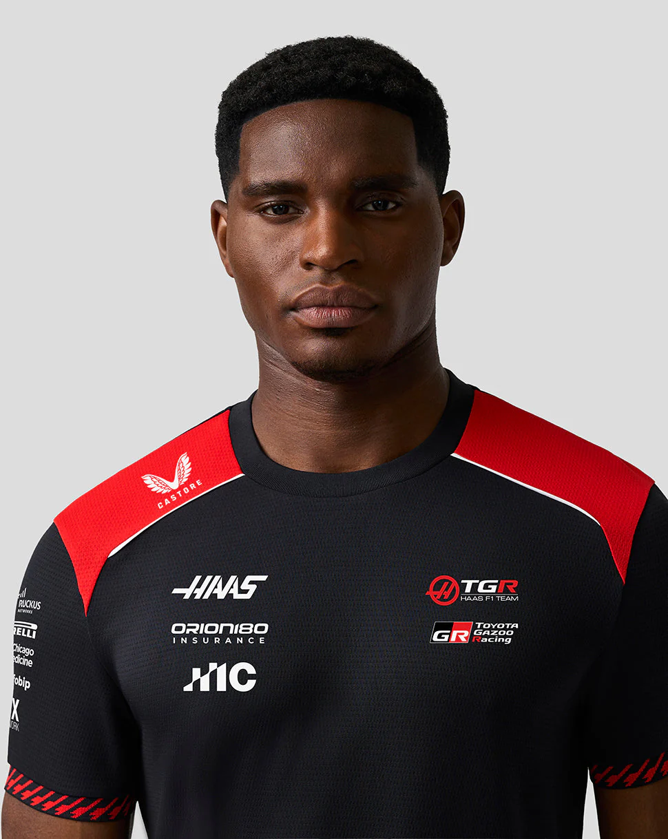 Official Haas Team Men's Driver T-Shirt - Image 4