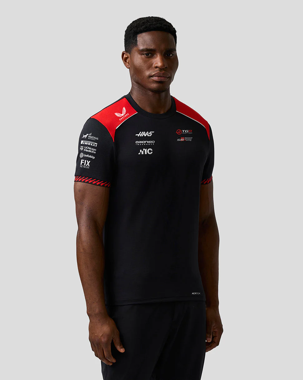 Official Haas Team Men's Driver T-Shirt - Image 5
