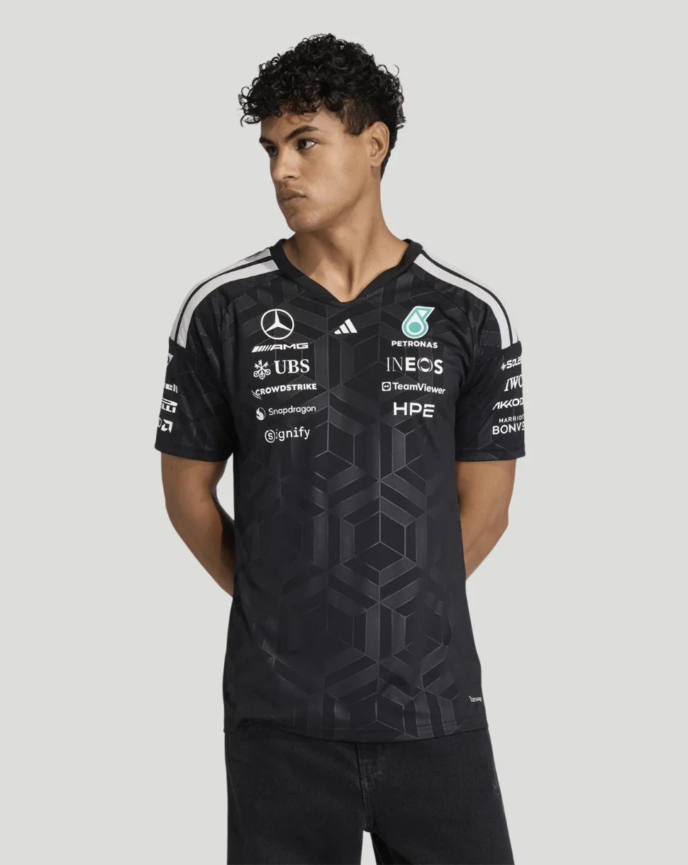 Mercedes AMG Petronas F1 Team Men's Driver T-Shirt - Black