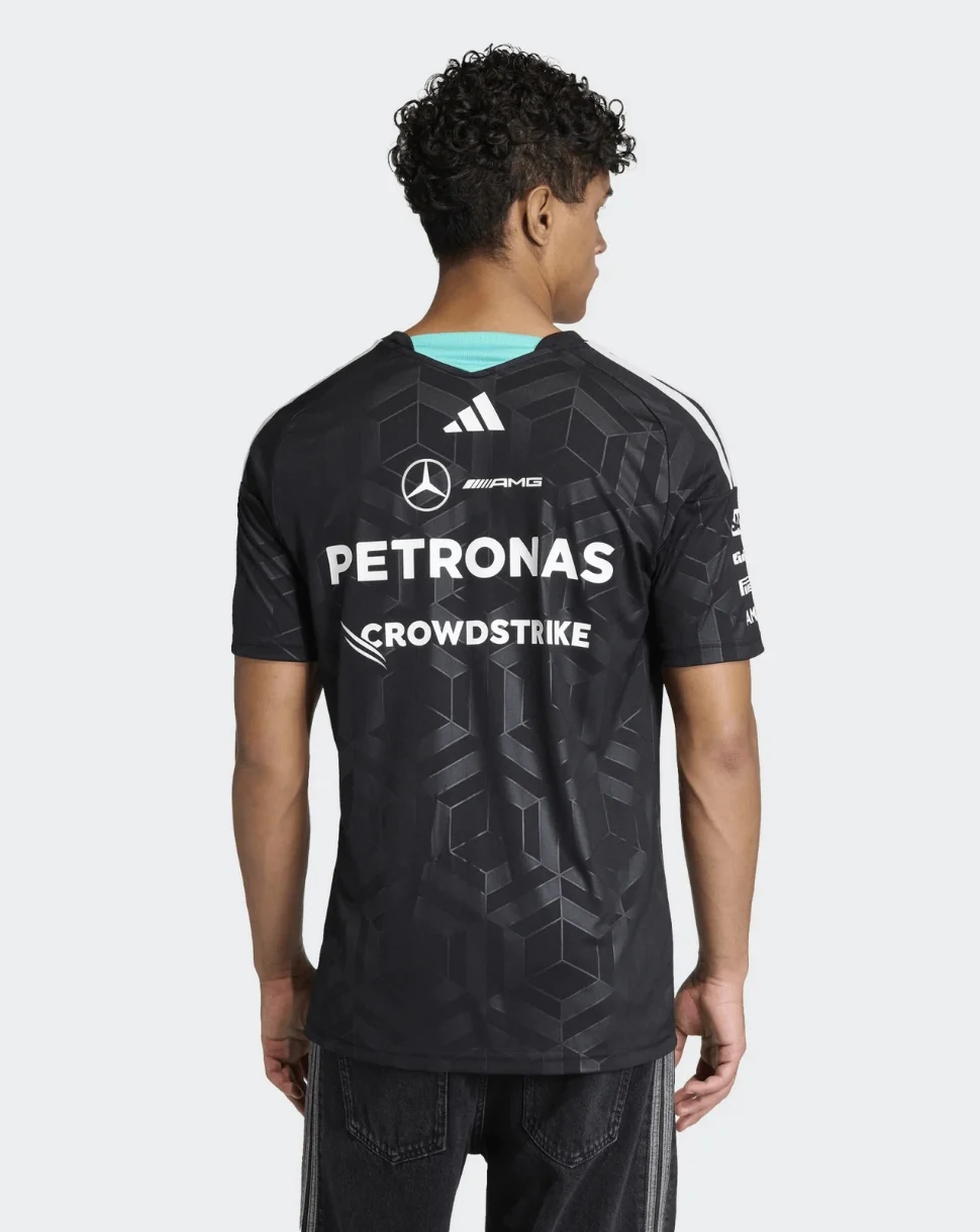 Mercedes AMG Petronas F1 Team Men's Driver T-Shirt - Black - Image 2