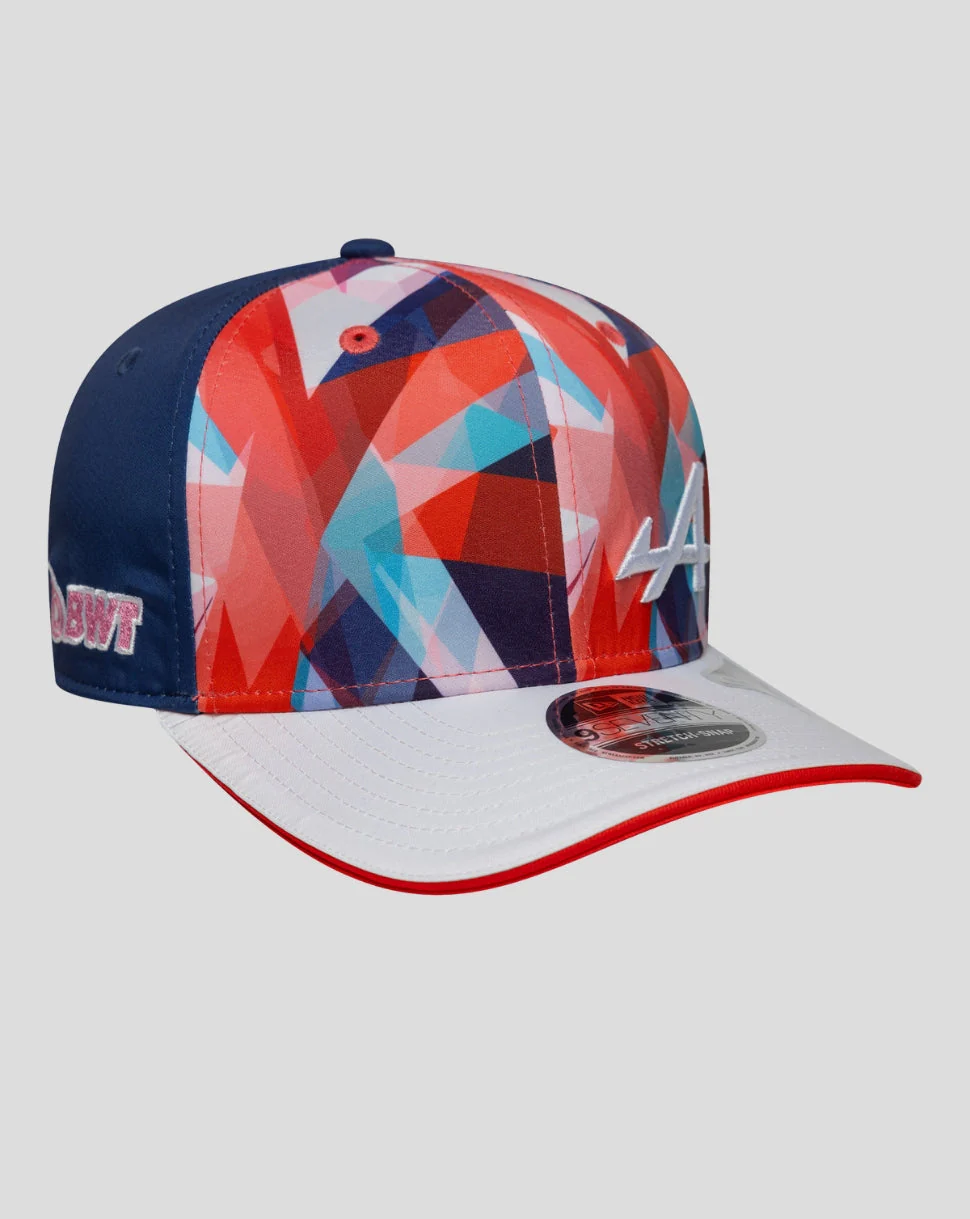 New Era Alpine Silverstone 9Seventy® Stretch Snap Cap - White - Image 3