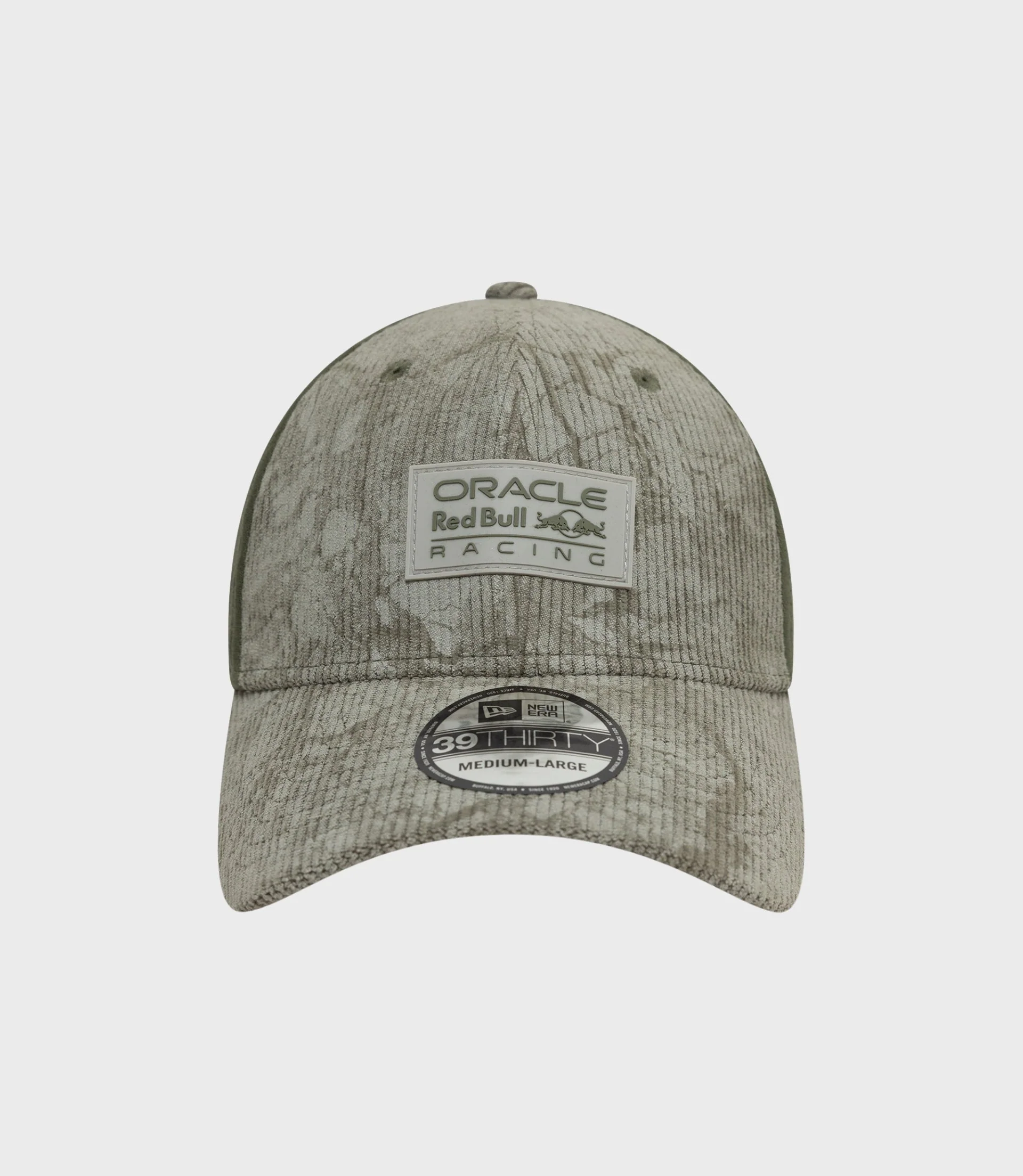 New Era x Oracle Red Bull Racing Cord 39Thirty Cap - Open Green - Image 3