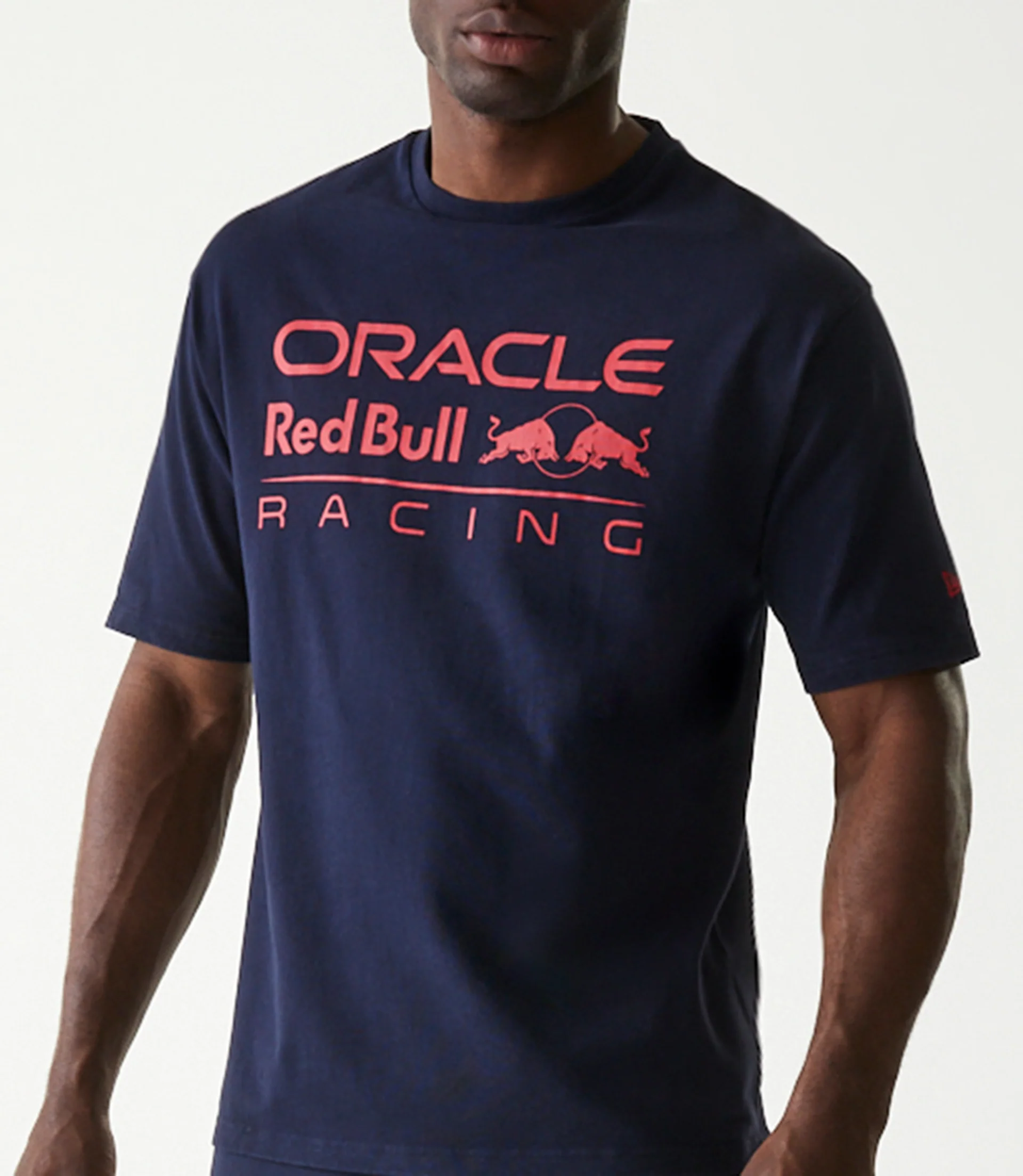 New Era Oracle Red Bull Racing Mens Oversized T-Shirt - Dark Blue - Image 3