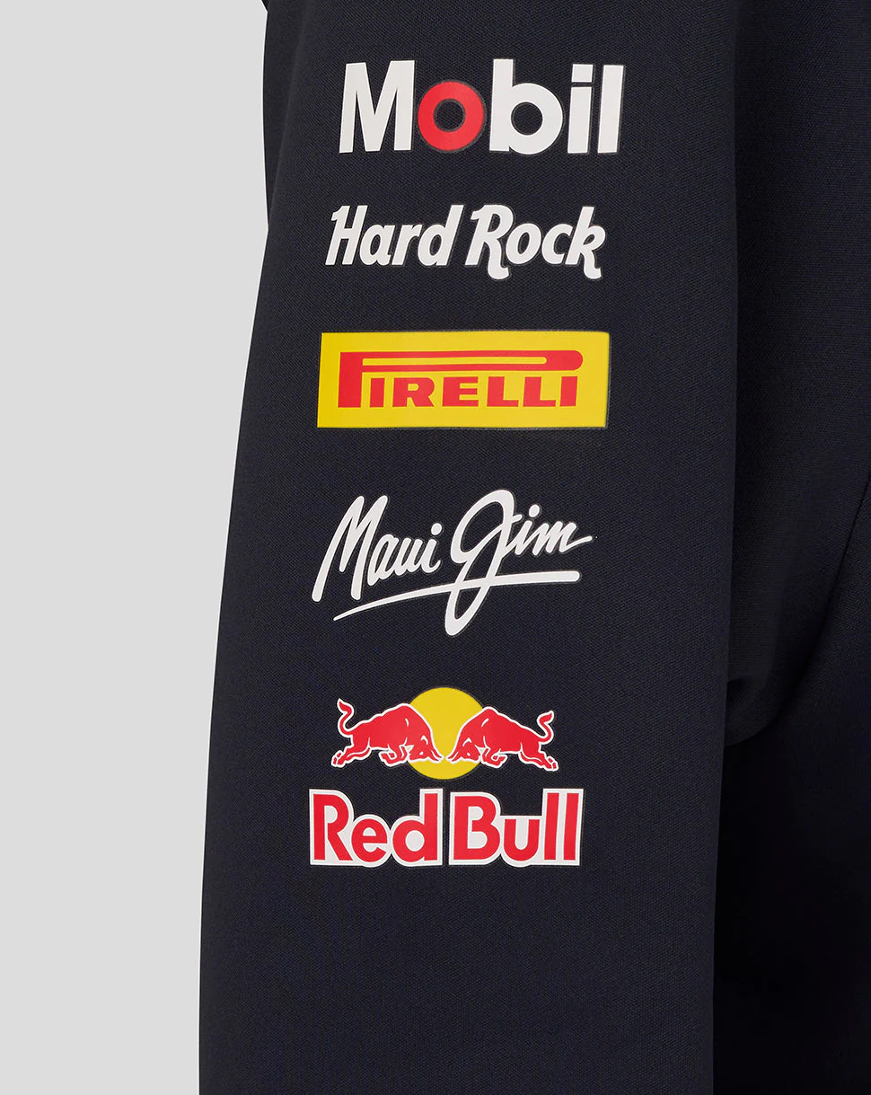 Oracle Red Bull Racing Juniors Teamline Full Zip Hoodie - Night Sky / Surf The Web - Image 3