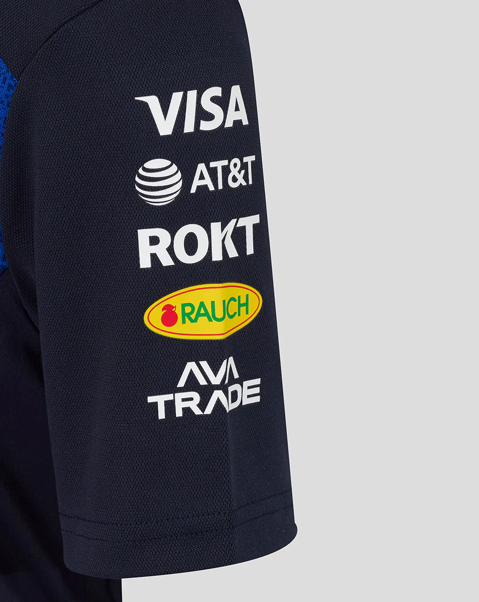 Oracle Red Bull Racing Juniors Teamline Set Up T-Shirt - Night Sky / Surf The Web - Image 5