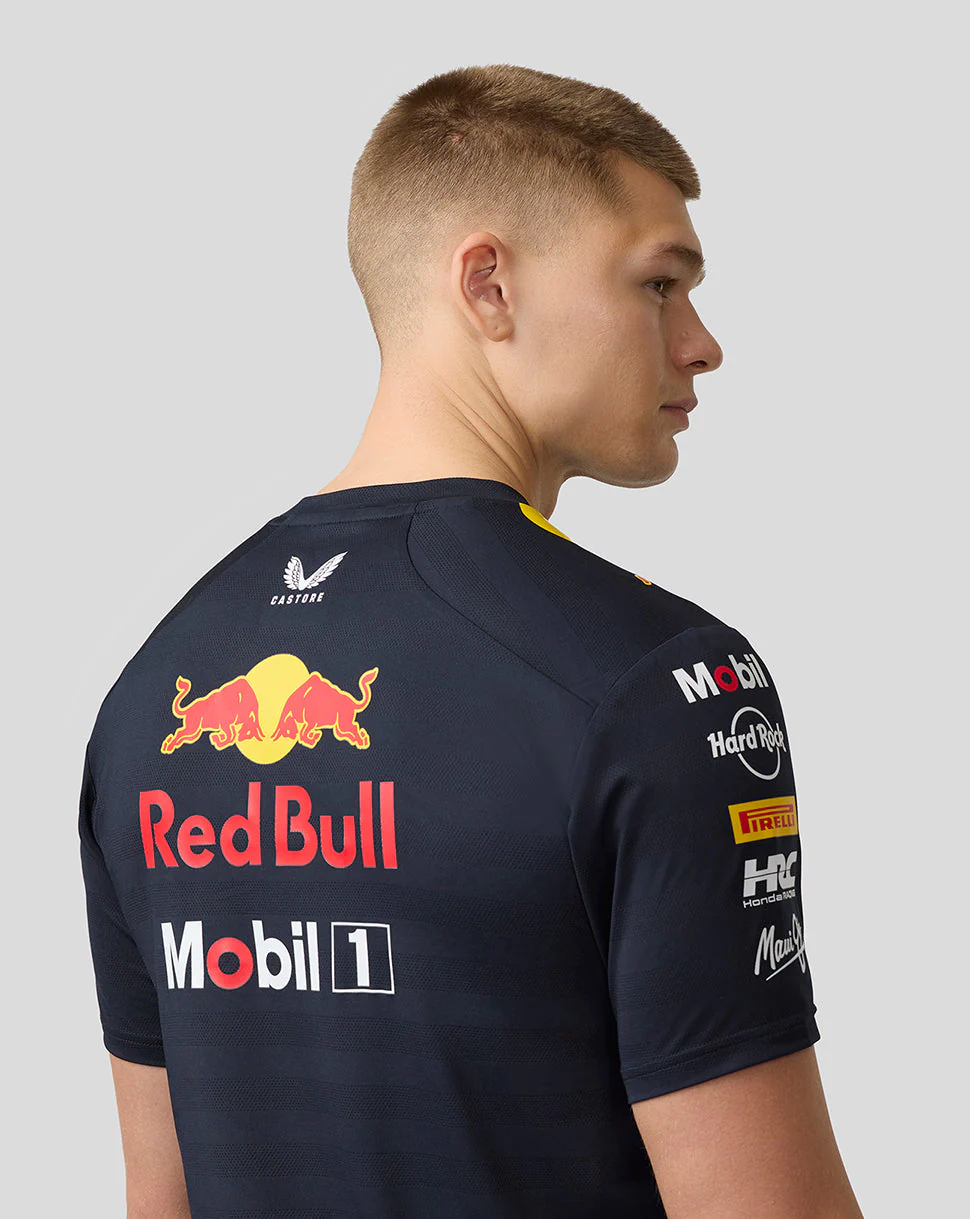 Oracle Red Bull Racing Mens Teamline Set Up T-Shirt - Night Sky - Image 5