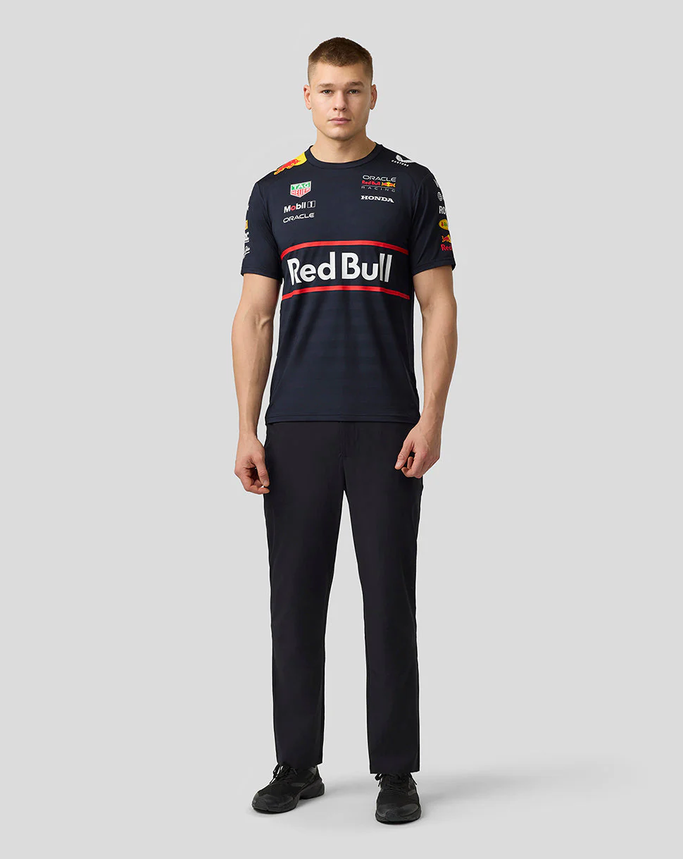 Oracle Red Bull Racing Mens Teamline Set Up T-Shirt - Night Sky - Image 6