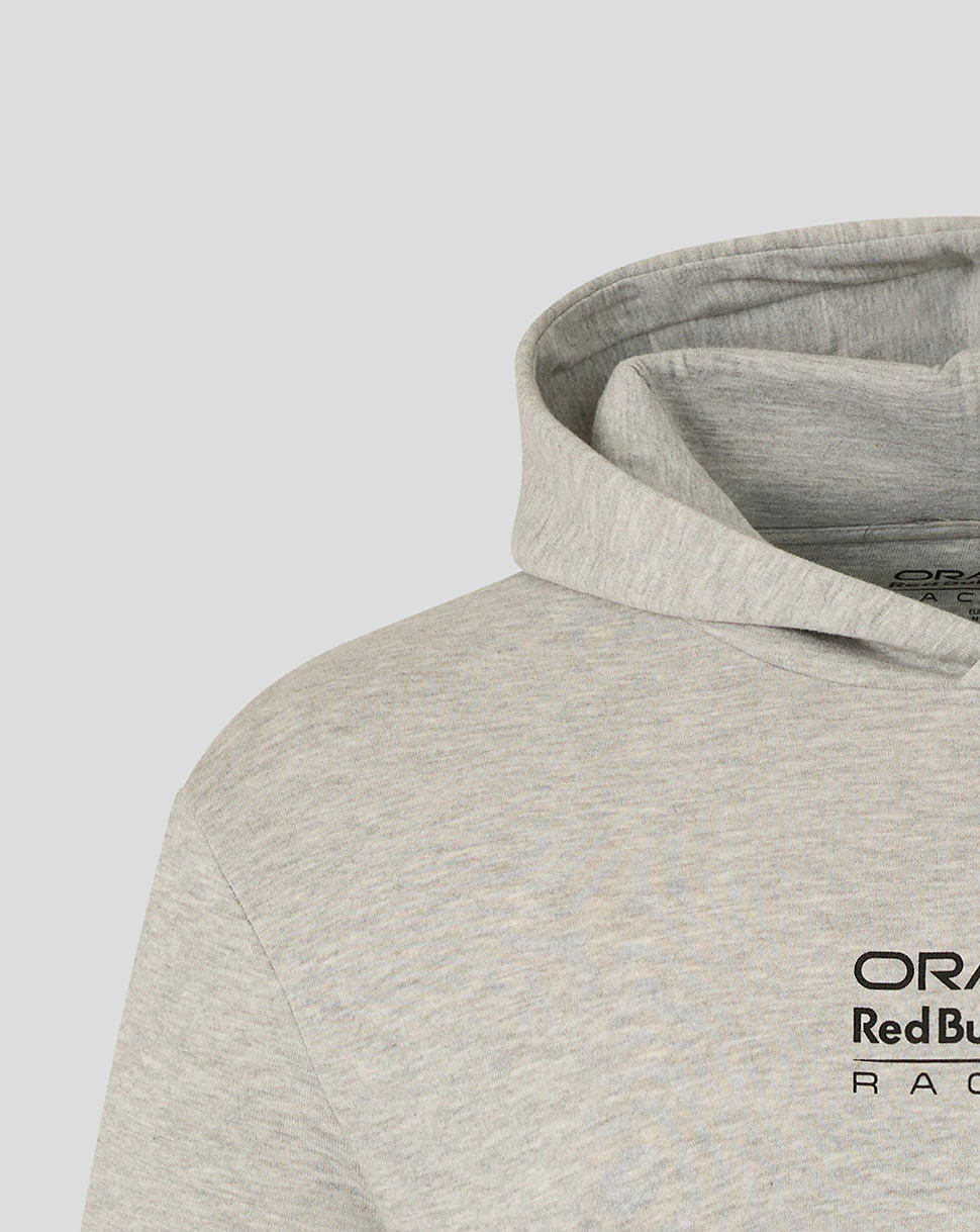 Oracle Red Bull Racing Unisex Graphic Bull Hoodie - Grey Marl - Image 4