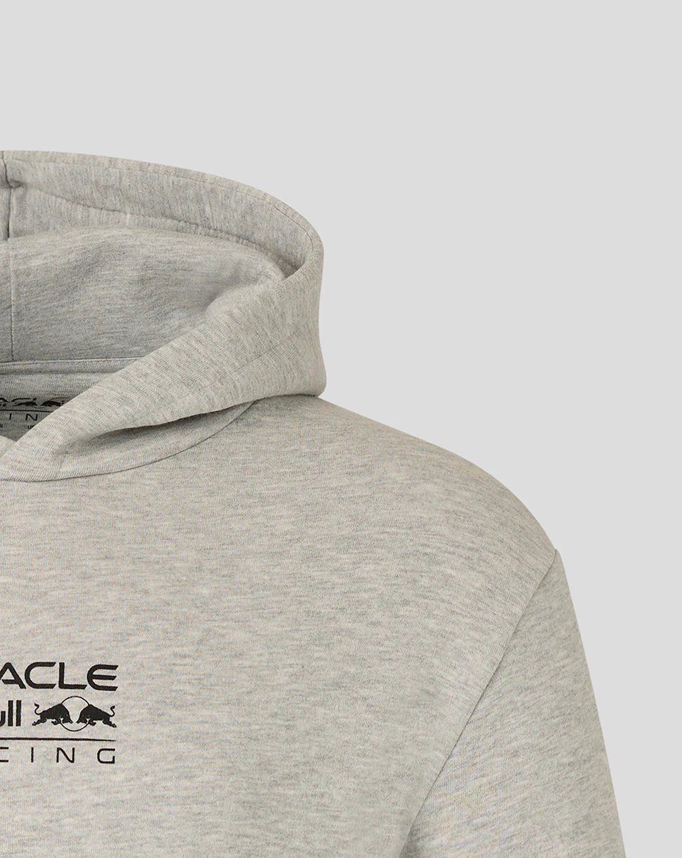 Oracle Red Bull Racing Unisex Graphic Bull Hoodie - Grey Marl - Image 5