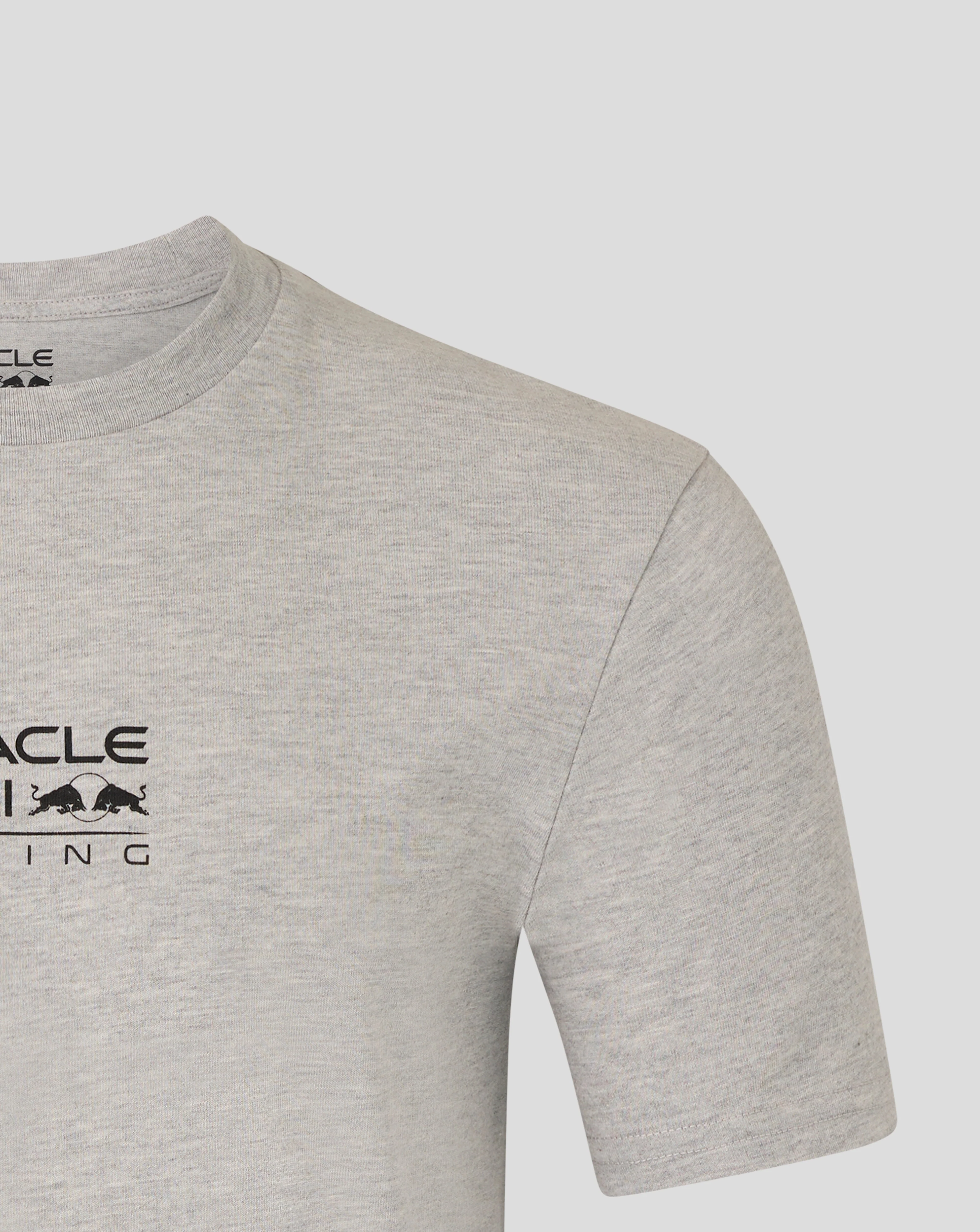 Oracle Red Bull Racing Unisex Graphic Bull T-Shirt - Grey Marl - Image 4
